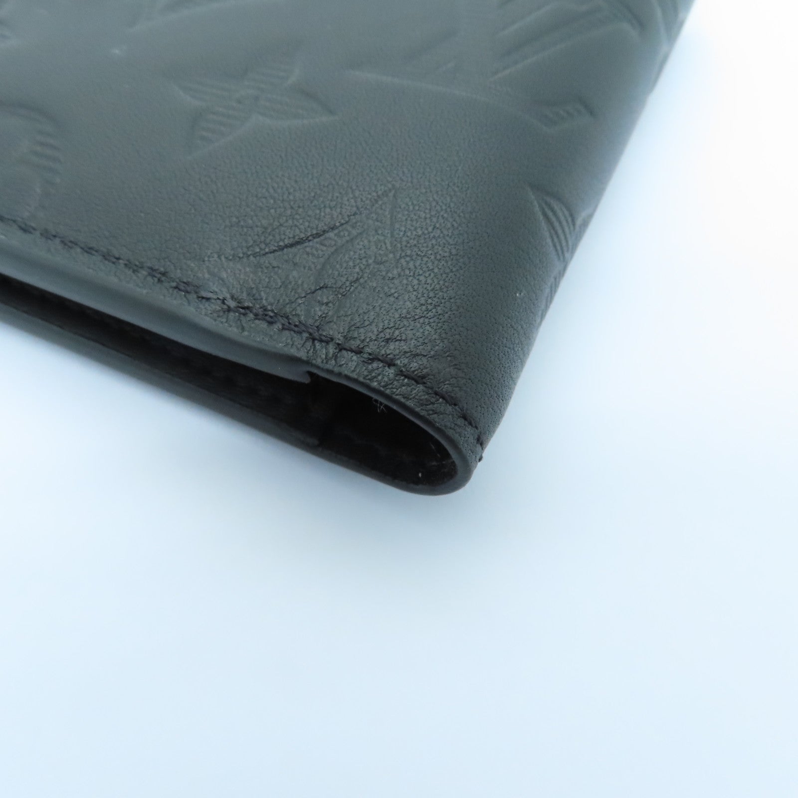 LOUIS VUITTON Monogram Shadow Multiple Wallet錢包黑色