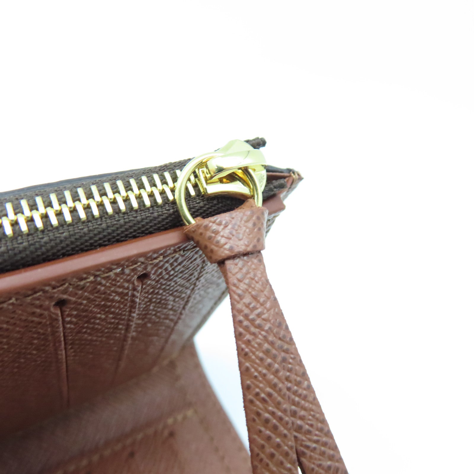 LOUIS VUITTON Monogram Victorine金扣錢包棕色