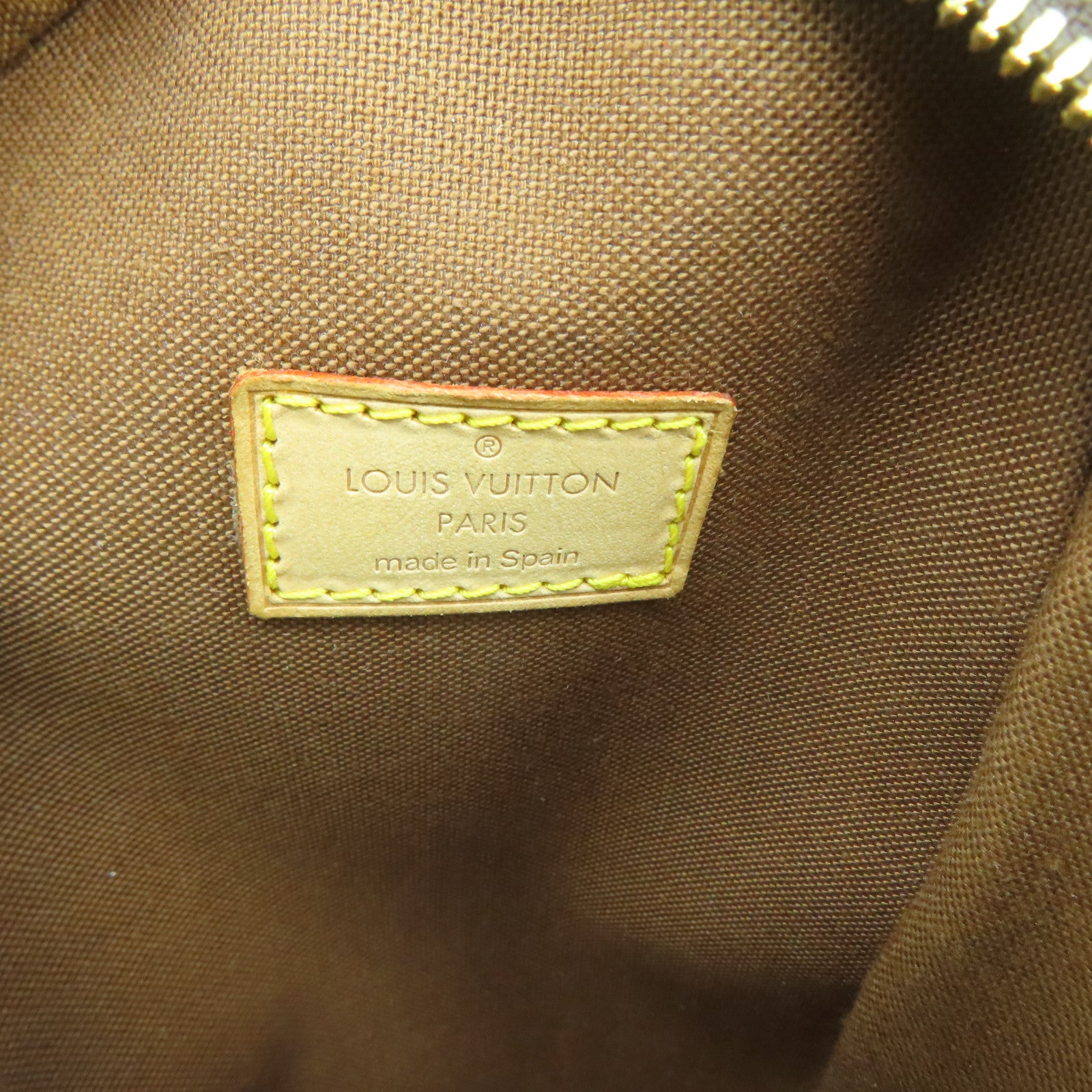 LOUIS VUITTON Monogram Pochette Gange金扣肩背袋啡色