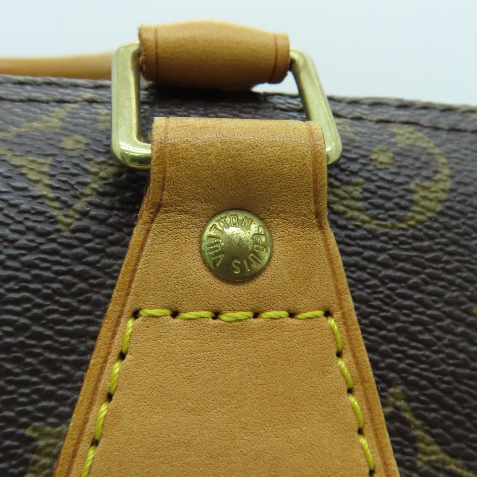 LOUIS VUITTON 【激減優惠】Monogram Speedy 30金扣手挽袋棕色