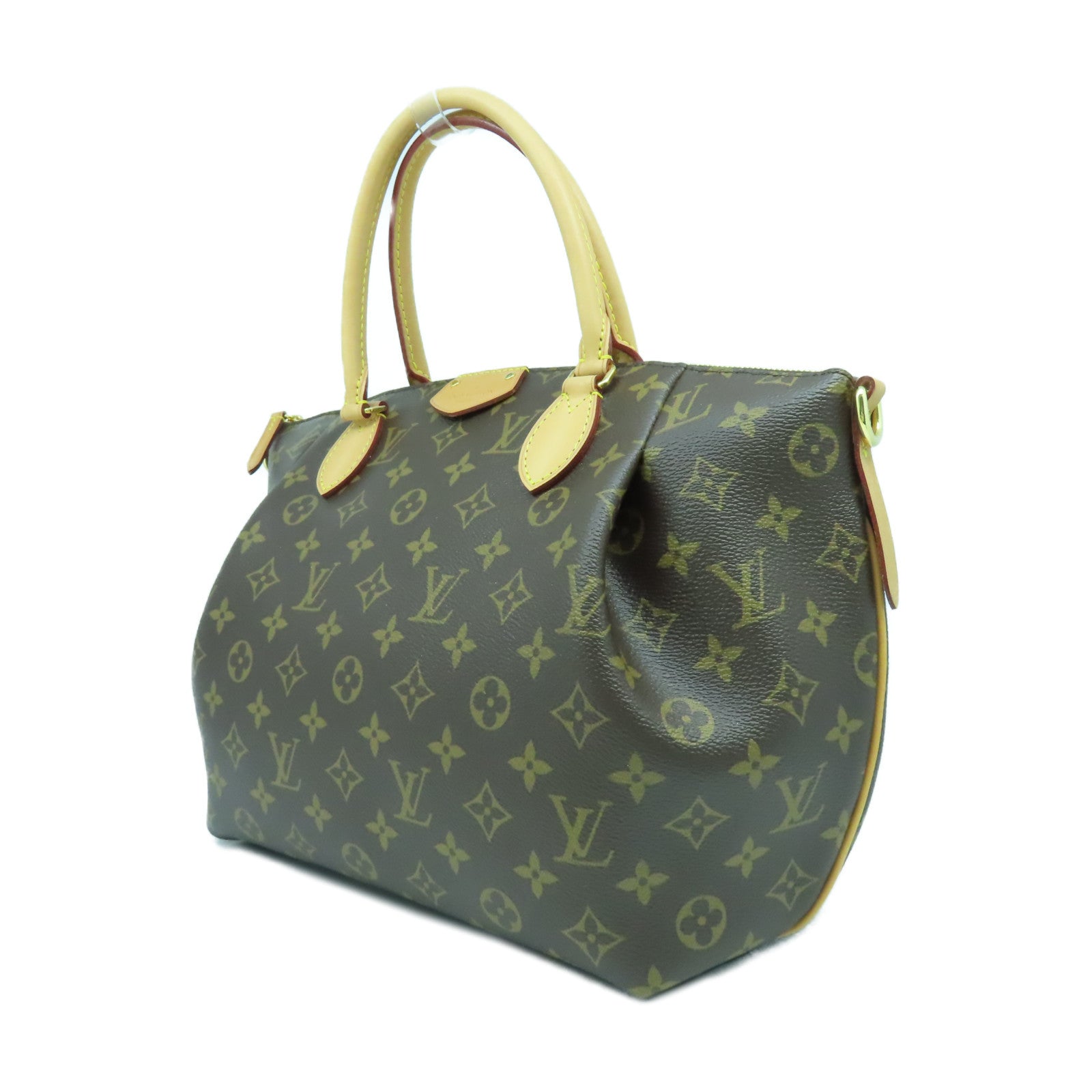 LOUIS VUITTON Monogram Turenne MM金扣手挽肩背兩用袋啡色