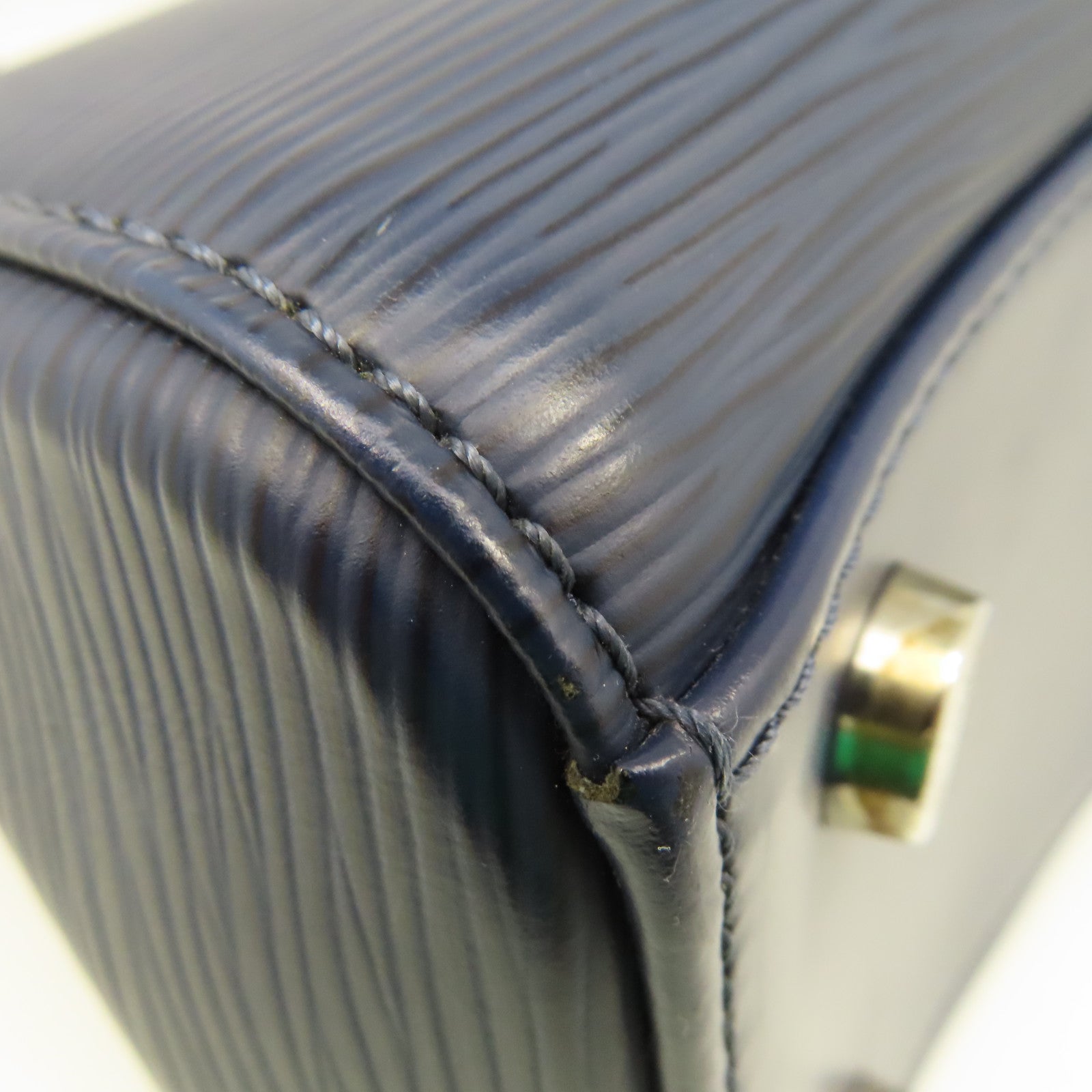 LOUIS VUITTON Epi Brea MM 2Way Shoulder Bag手挽肩背兩用袋藍色