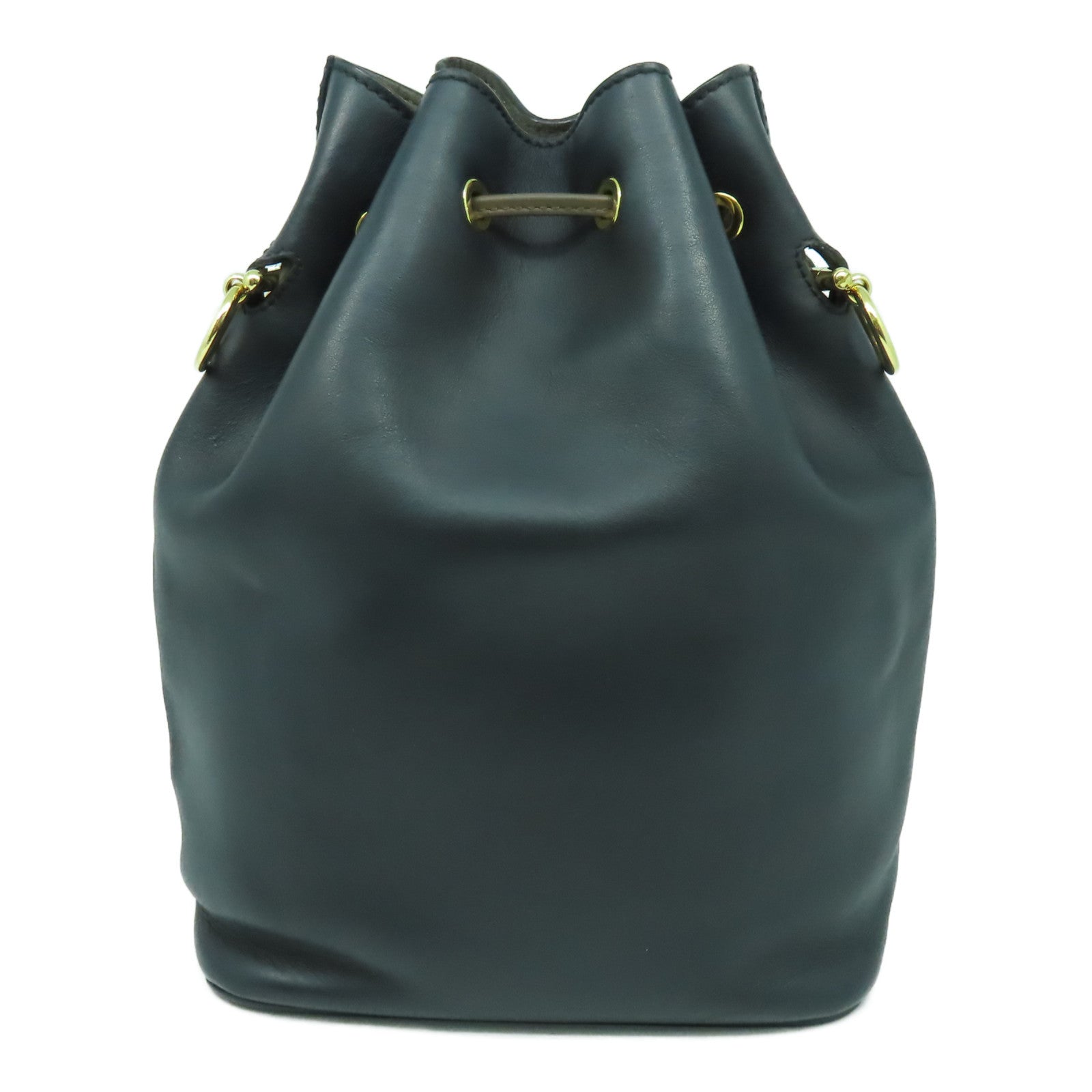 FENDI 牛皮皮革Shoulder Bag金扣肩背袋黑色/紅色