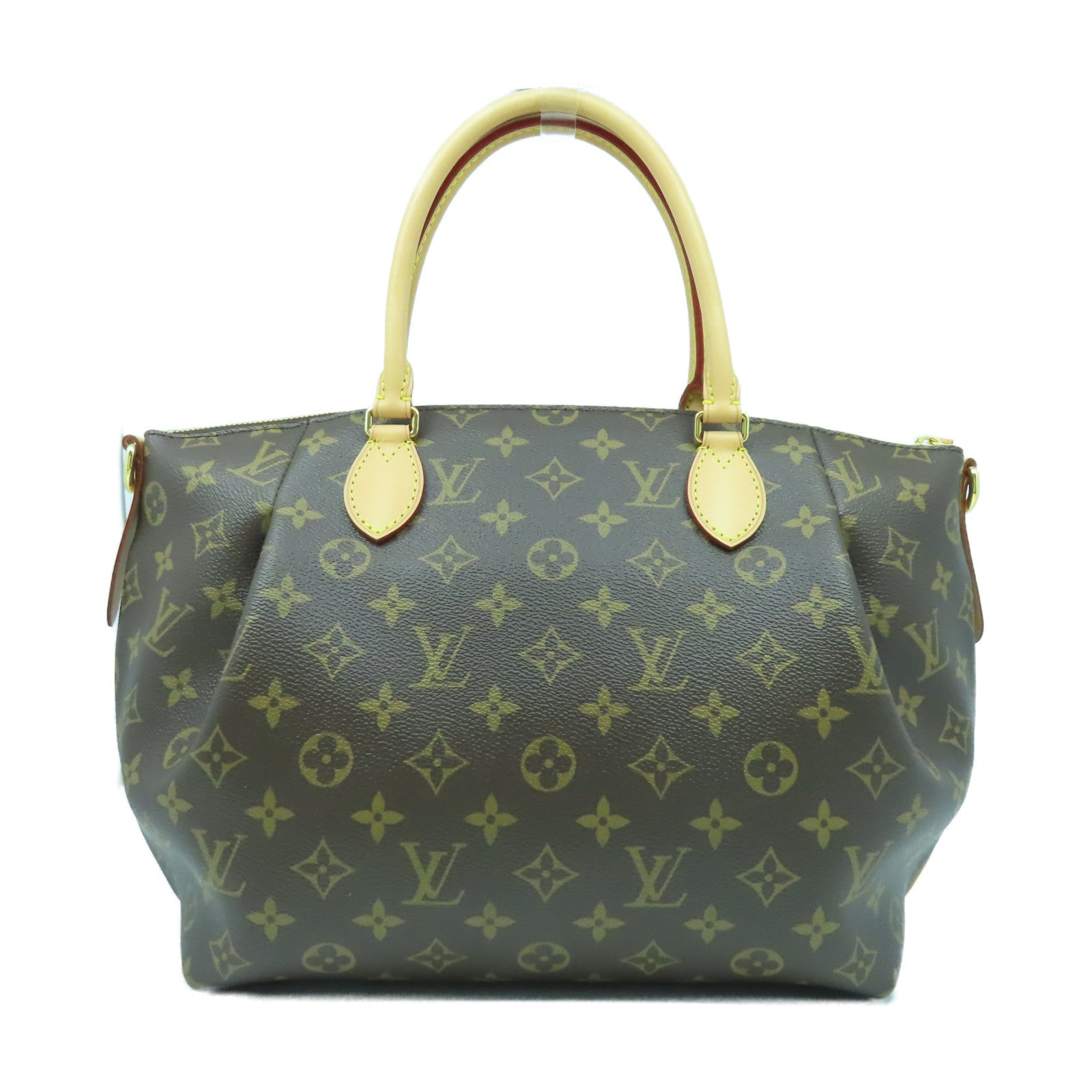 LOUIS VUITTON Monogram Turenne MM金扣手挽肩背兩用袋啡色