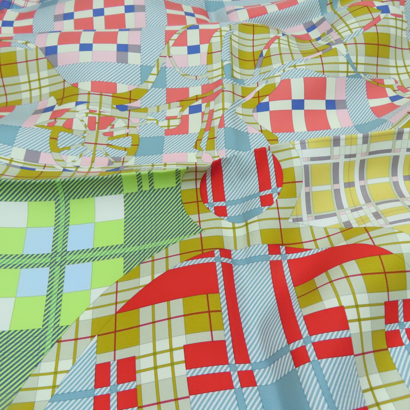 HERMES Silk Scarf Scarf Color