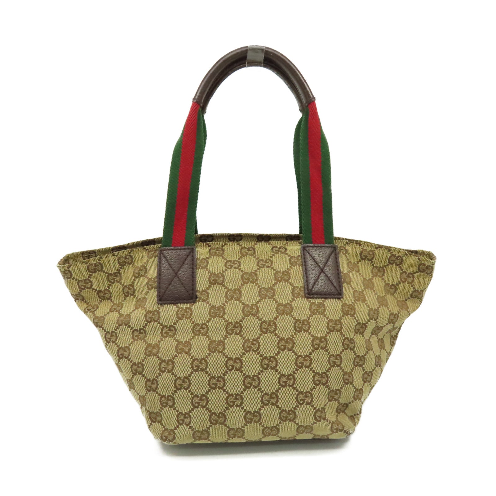 GUCCI GG帆布Handbag手挽袋啡色