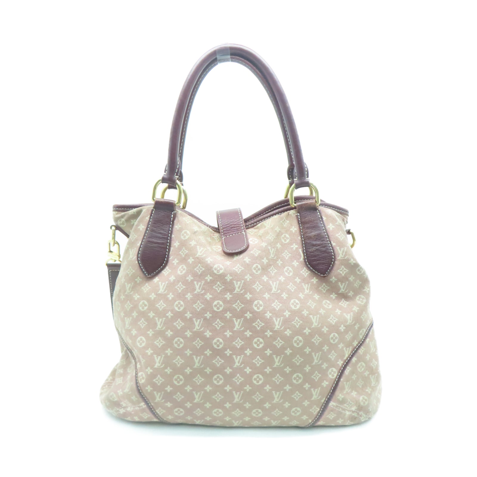 LOUIS VUITTON Monogram Idylle Elegie金扣手挽肩背两用袋红色