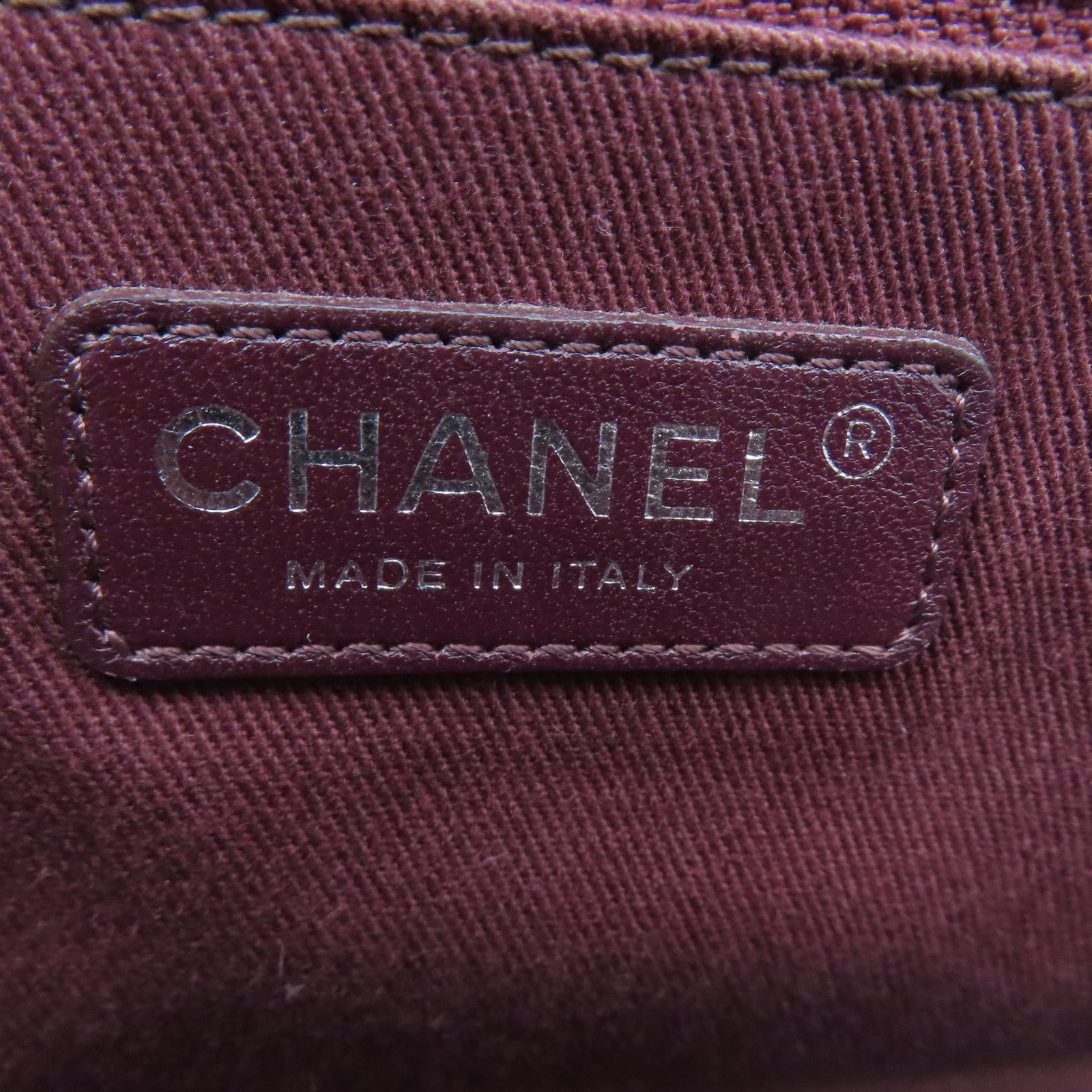 CHANEL 【激減優惠】菱格牛皮皮革Chain Shoulder Bag銀扣鏈帶肩背袋紅色