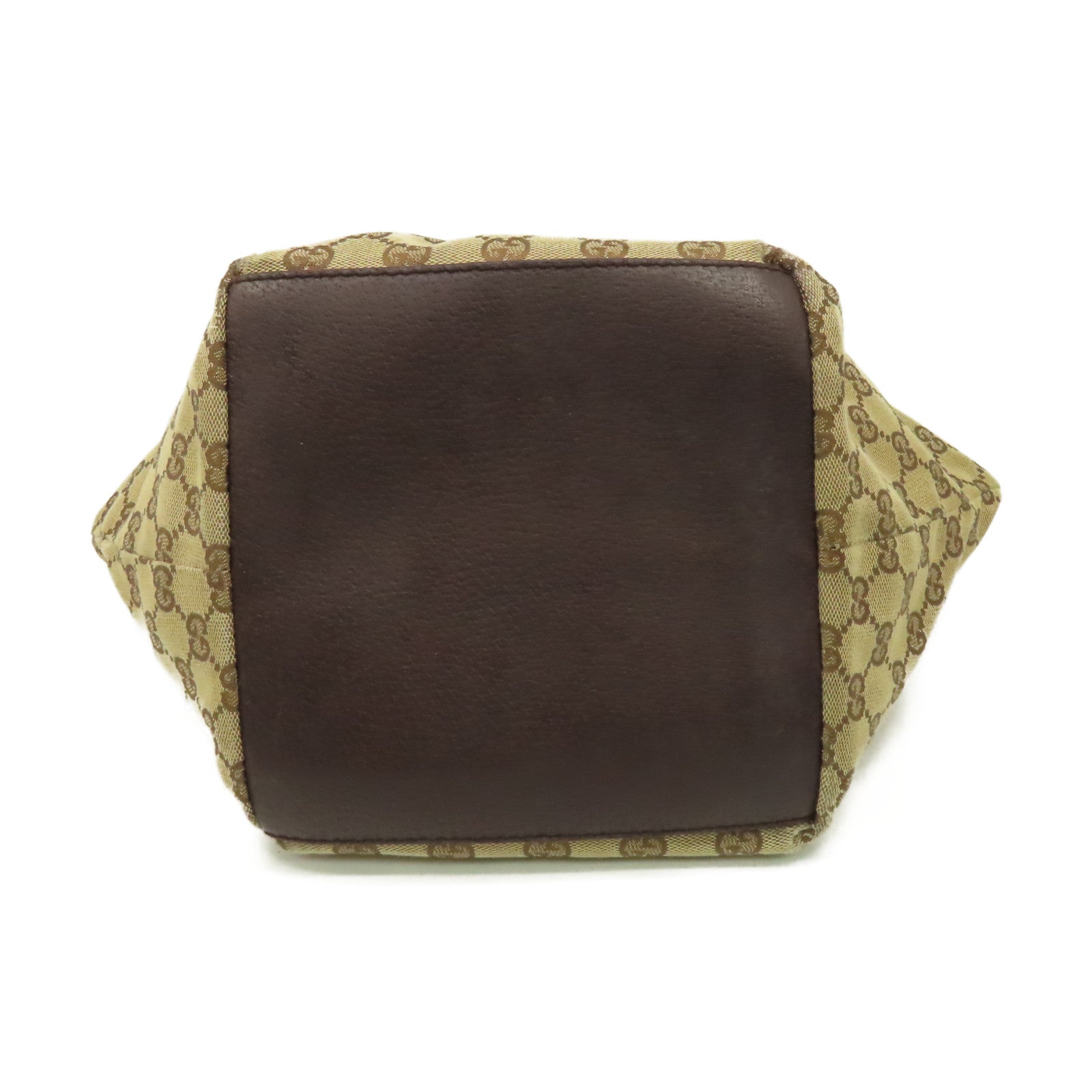 GUCCI GG帆布Handbag手挽袋啡色
