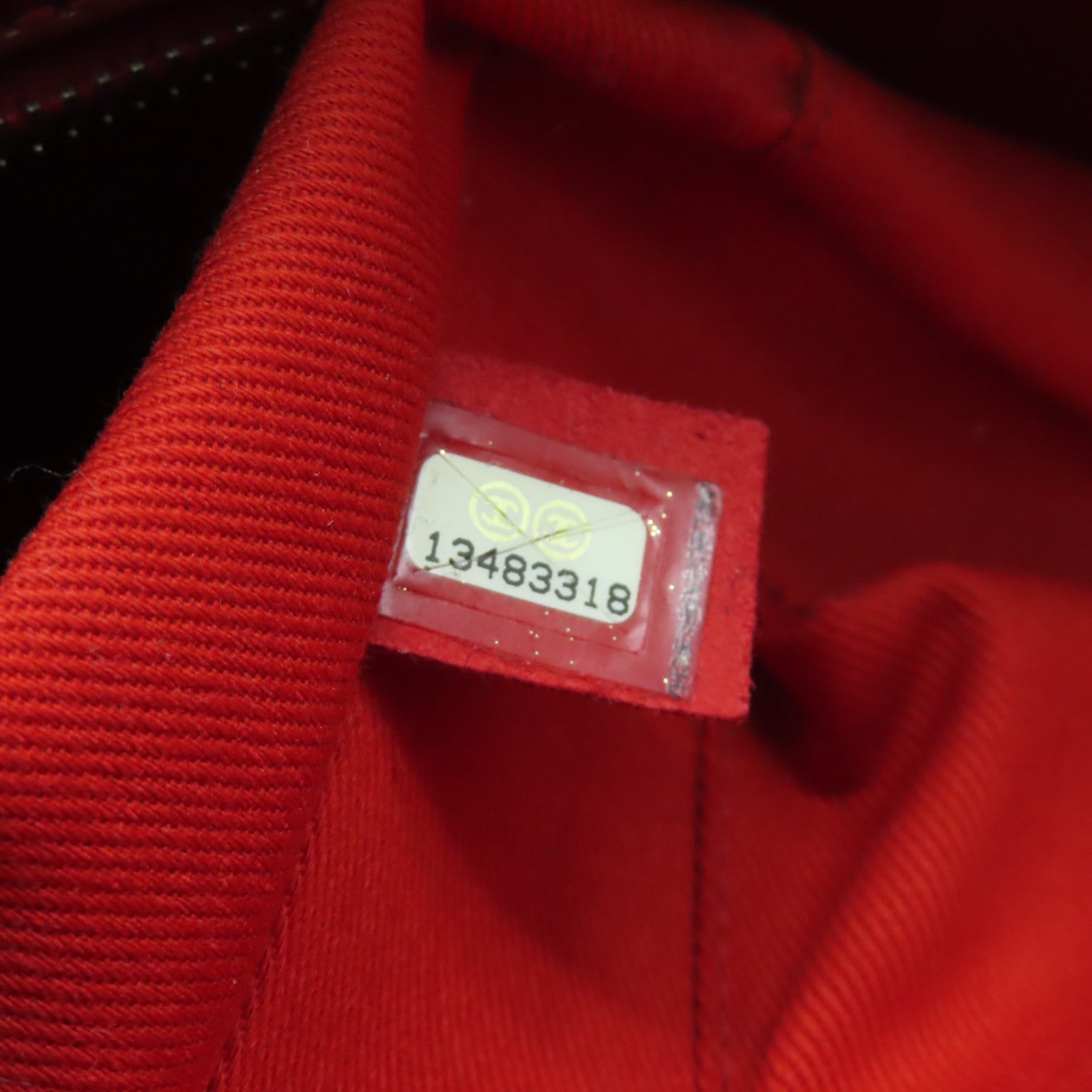 CHANEL 菱格漆皮皮革Shoulder Bag銀扣肩背袋紅色