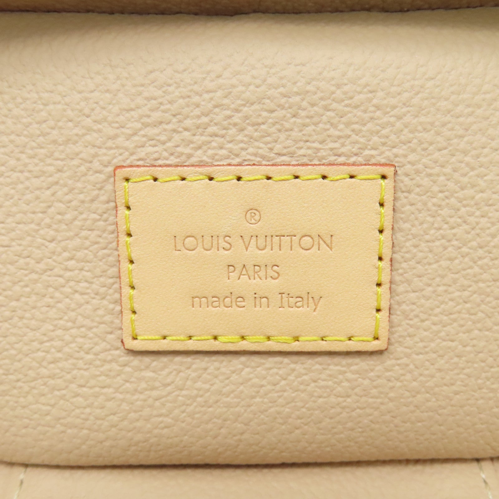 LOUIS VUITTON Monogram Nice Nano Toiletry Pouch金扣化妝袋啡色