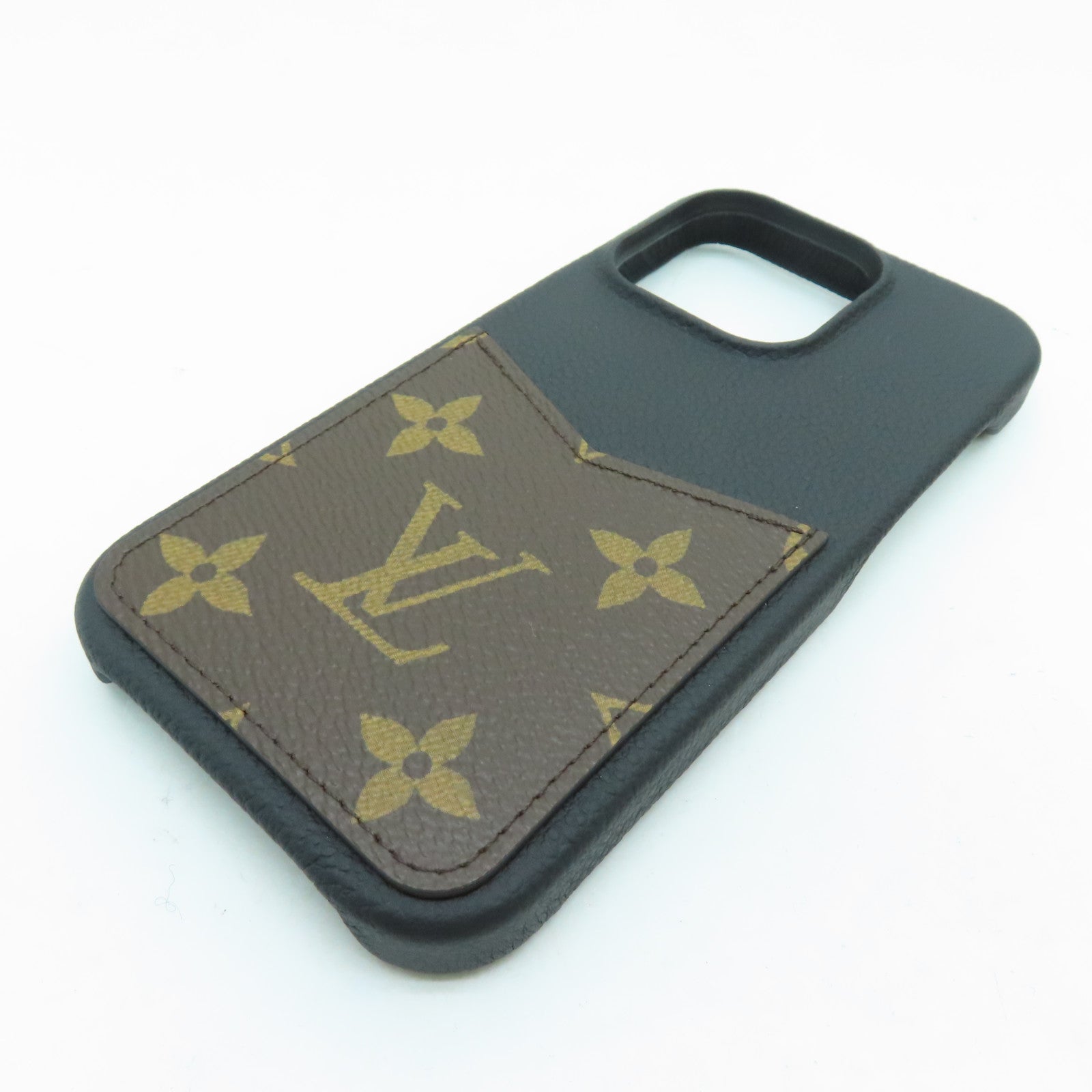 LOUIS VUITTON 【激減優惠】Monogram iPhone 14 Pro手機保護套啡色/黑色