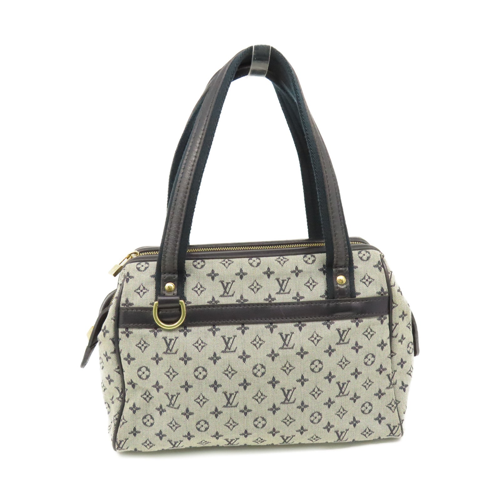 LOUIS VUITTON Monogram Mini Josephine PM手挽袋藍色/灰色