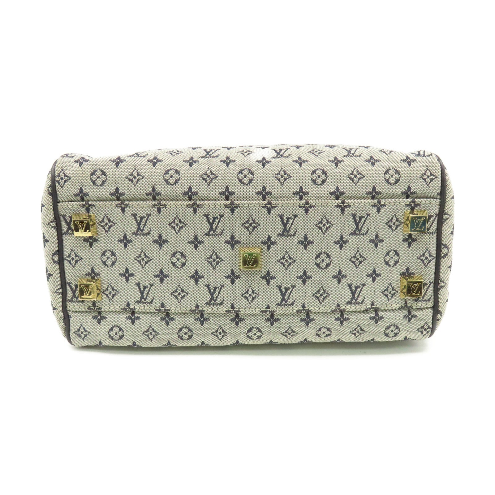 LOUIS VUITTON Monogram Mini Josephine PM手挽袋藍色/灰色