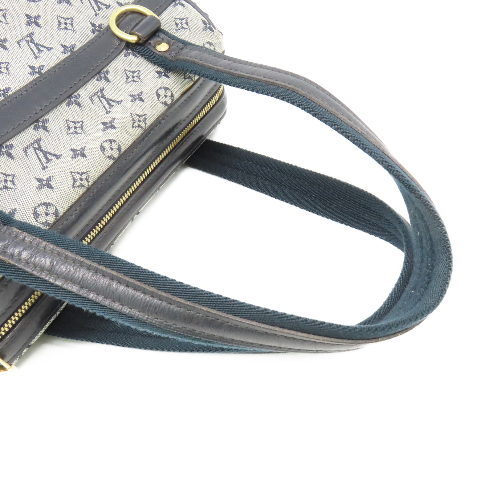 LOUIS VUITTON Monogram Mini Josephine PM手挽袋藍色/灰色