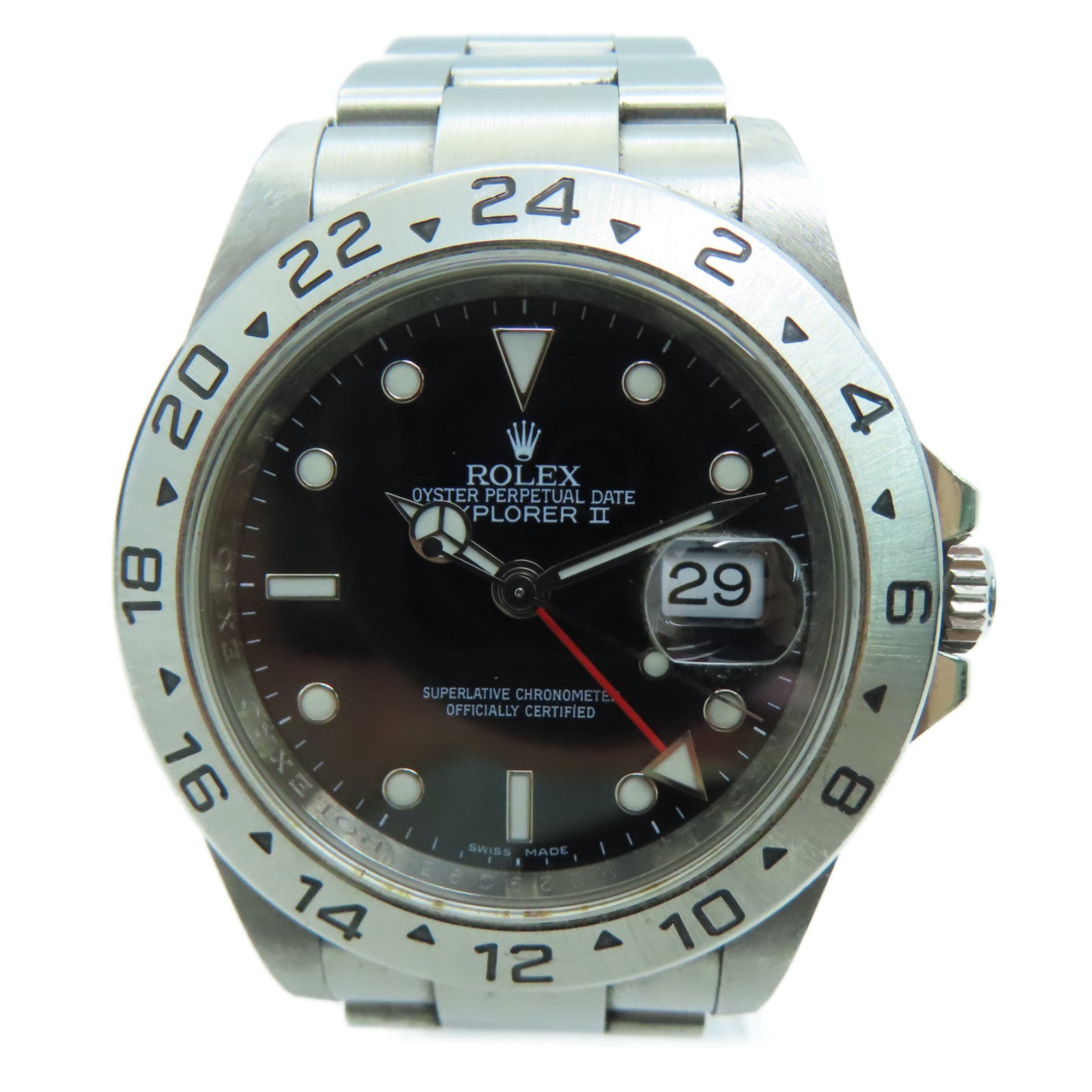 ROLEX ExplorerⅡ 40mm不鏽鋼手錶自動機芯黑色
