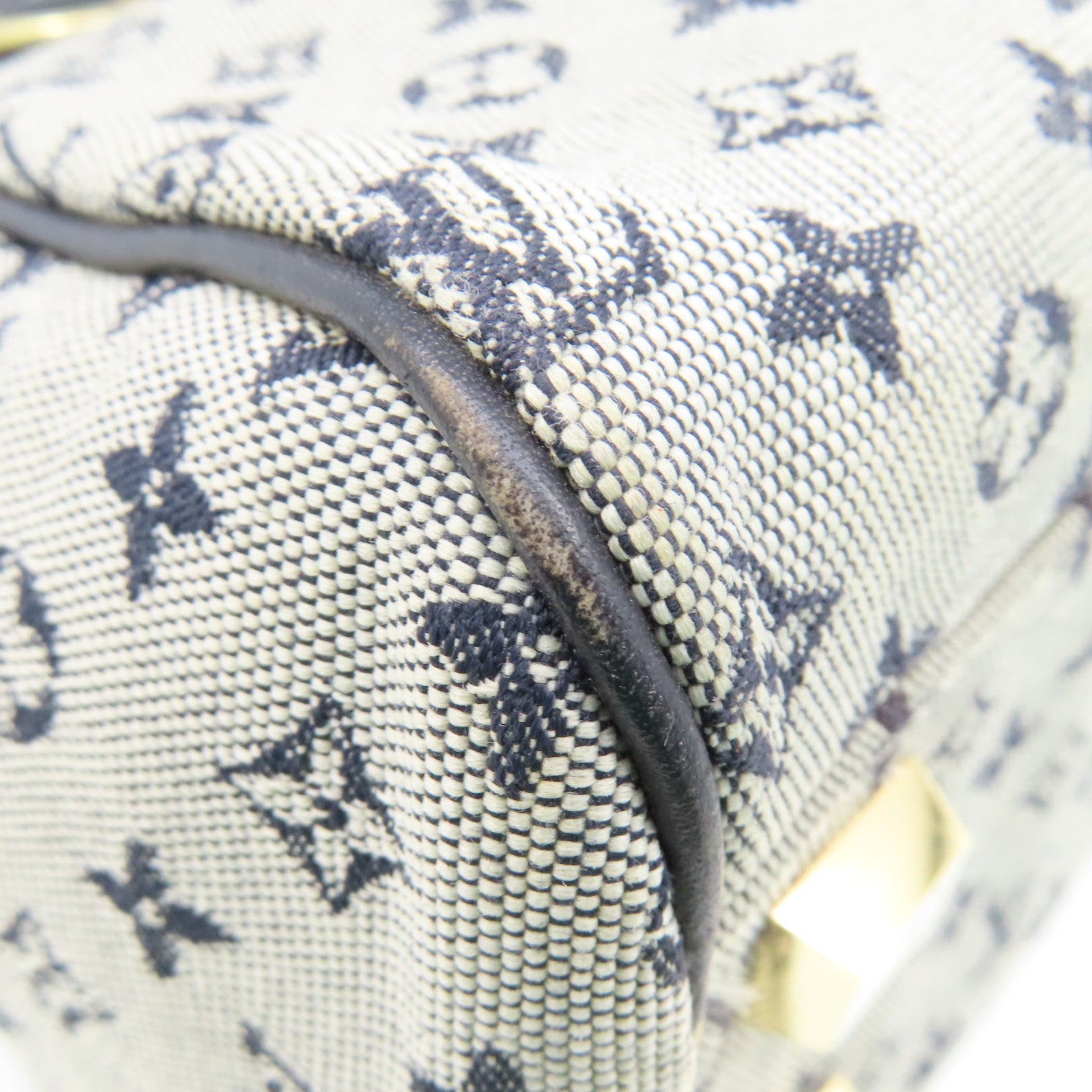 LOUIS VUITTON Monogram Mini Josephine PM手挽袋藍色/灰色