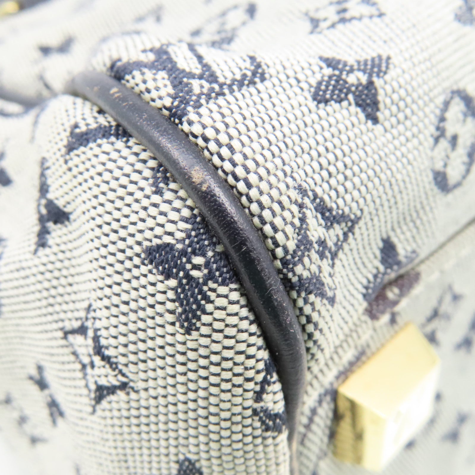 LOUIS VUITTON Monogram Mini Josephine PM手挽袋藍色/灰色