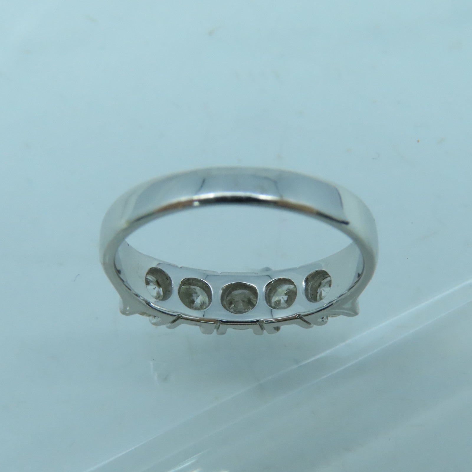JEWELRY 18K White Gold Diamond Ring1.17ct Diamond Ring US#5.5
