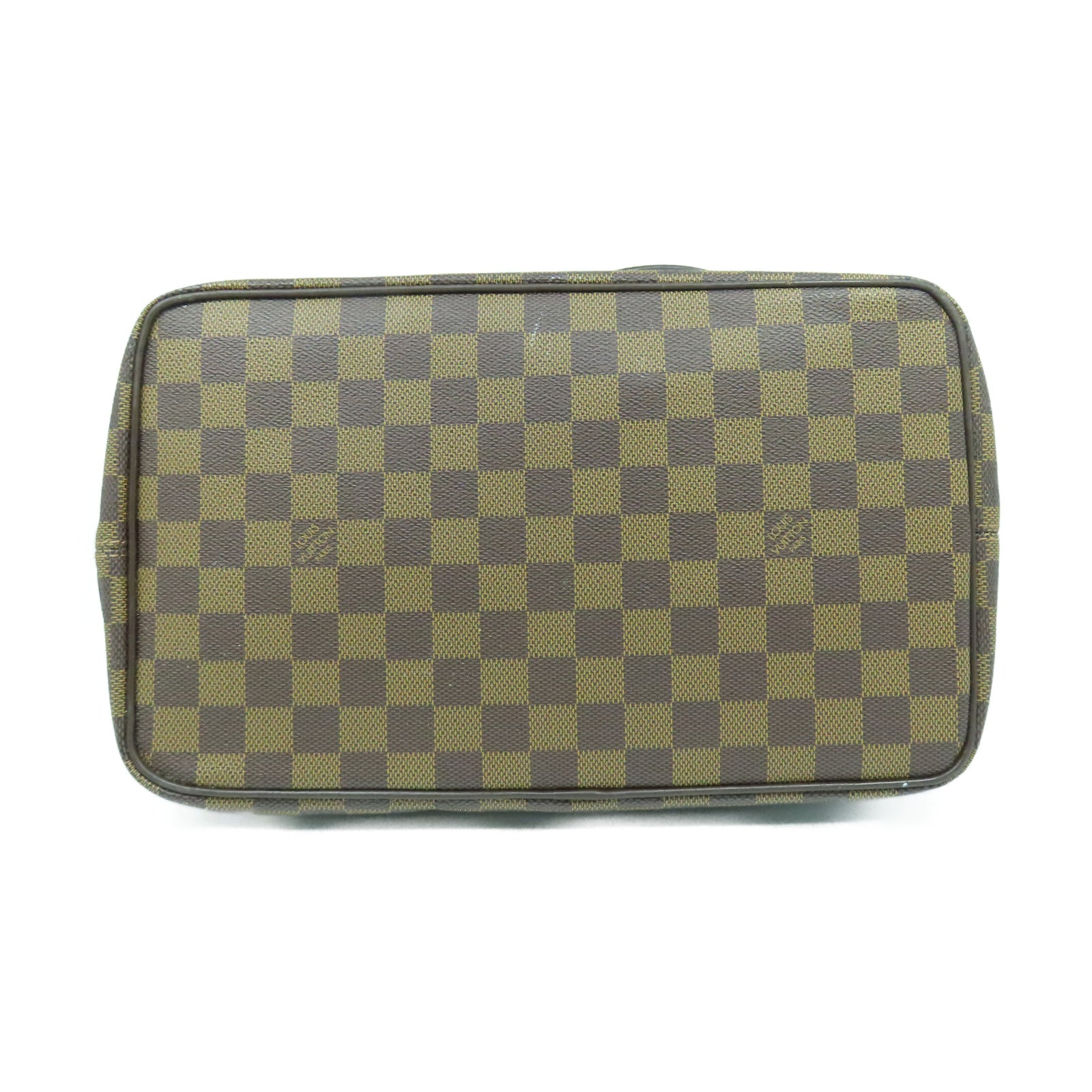 LOUIS VUITTON Damier Saleya MM金扣手挽袋啡色