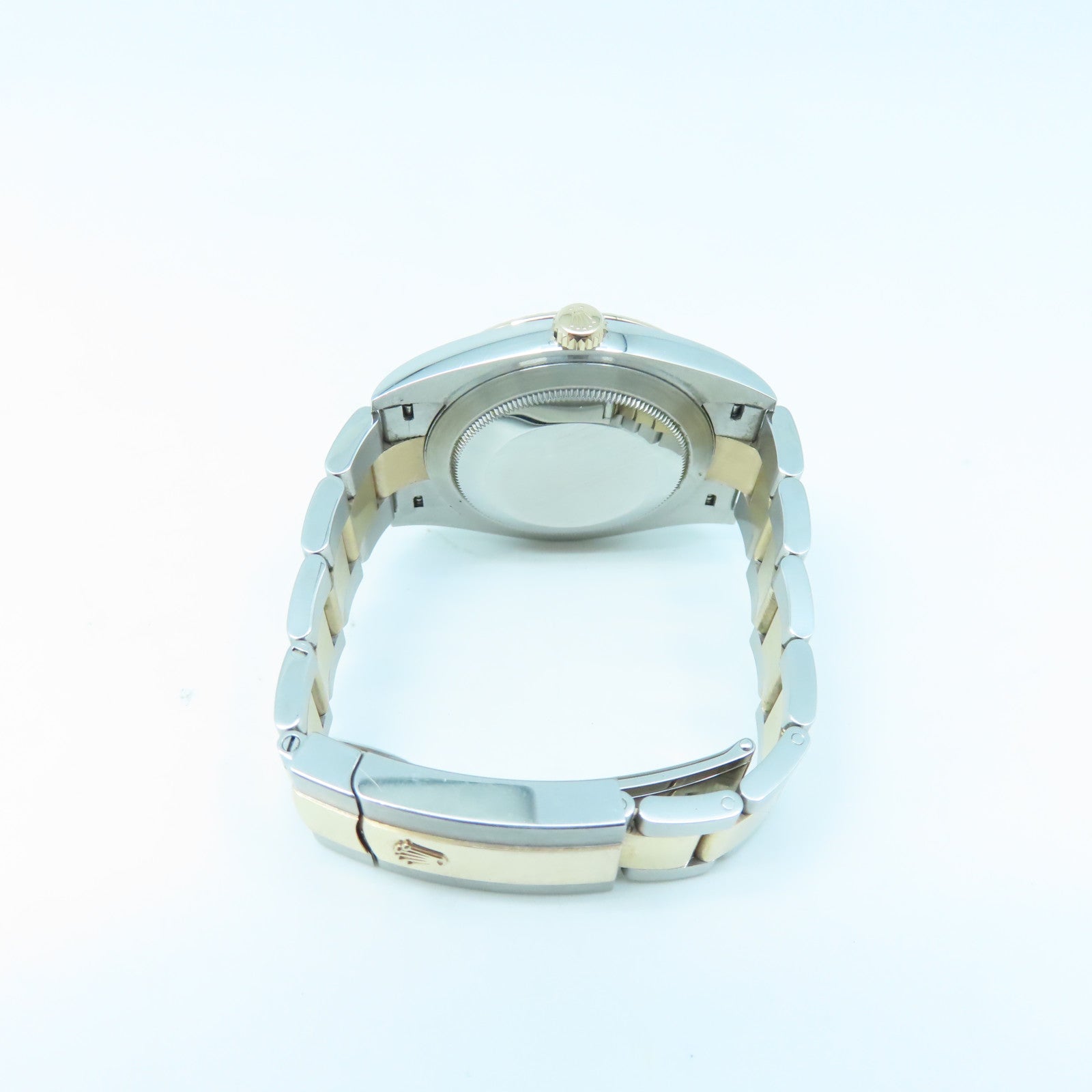ROLEX Datejust 41mm 18K玫瑰金/不鏽鋼手錶自動機芯黑色