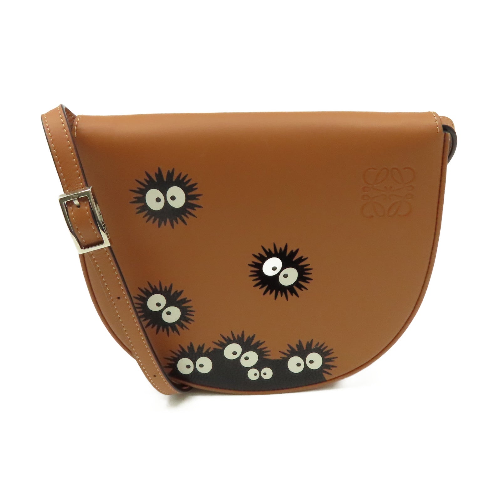 LOEWE 牛皮皮革Loewe x Studio Ghibli Shoulder Bag肩背袋啡色
