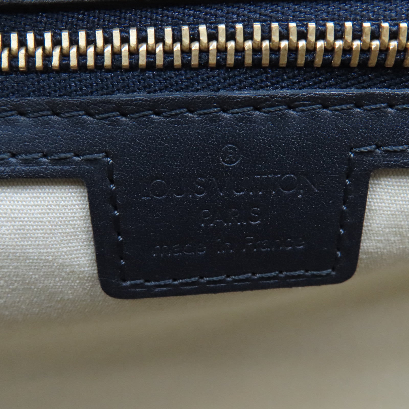 LOUIS VUITTON Monogram Mini Josephine PM手挽袋藍色/灰色