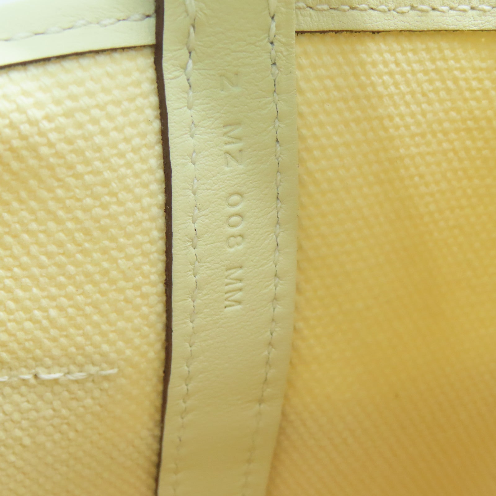 HERMES Toile Canvas Picotin Cargo银扣手挽袋白色/Nata