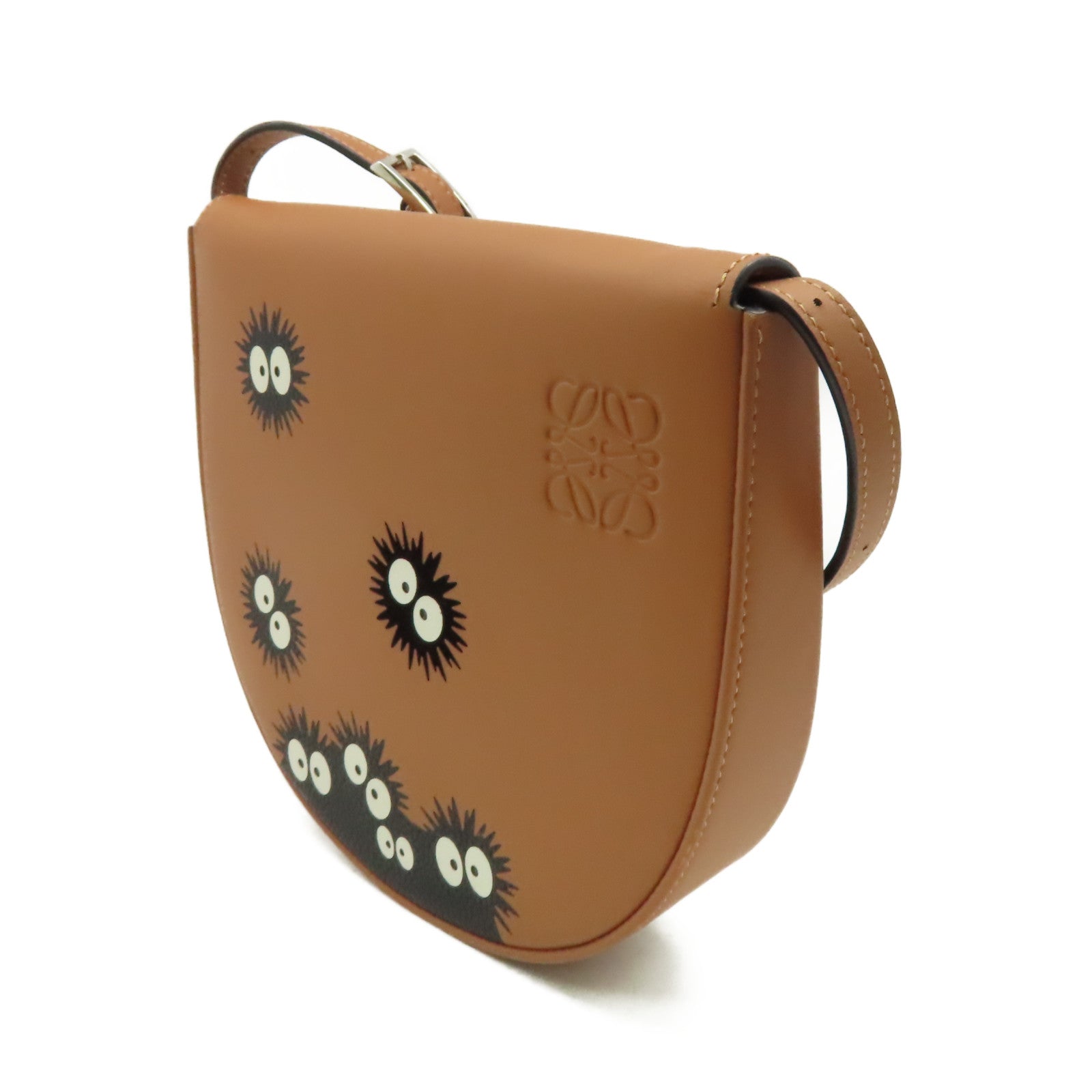 LOEWE 牛皮皮革Loewe x Studio Ghibli Shoulder Bag肩背袋啡色