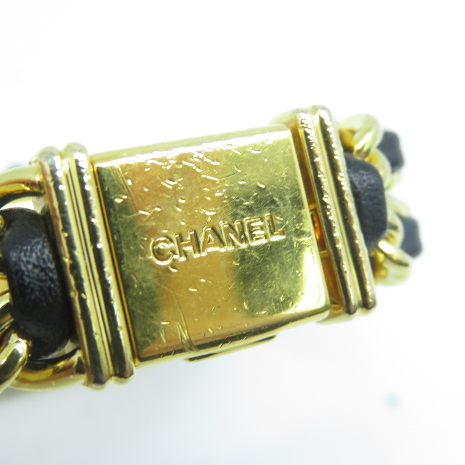 CHANEL Premiere M鍍金石英機芯手錶黑色