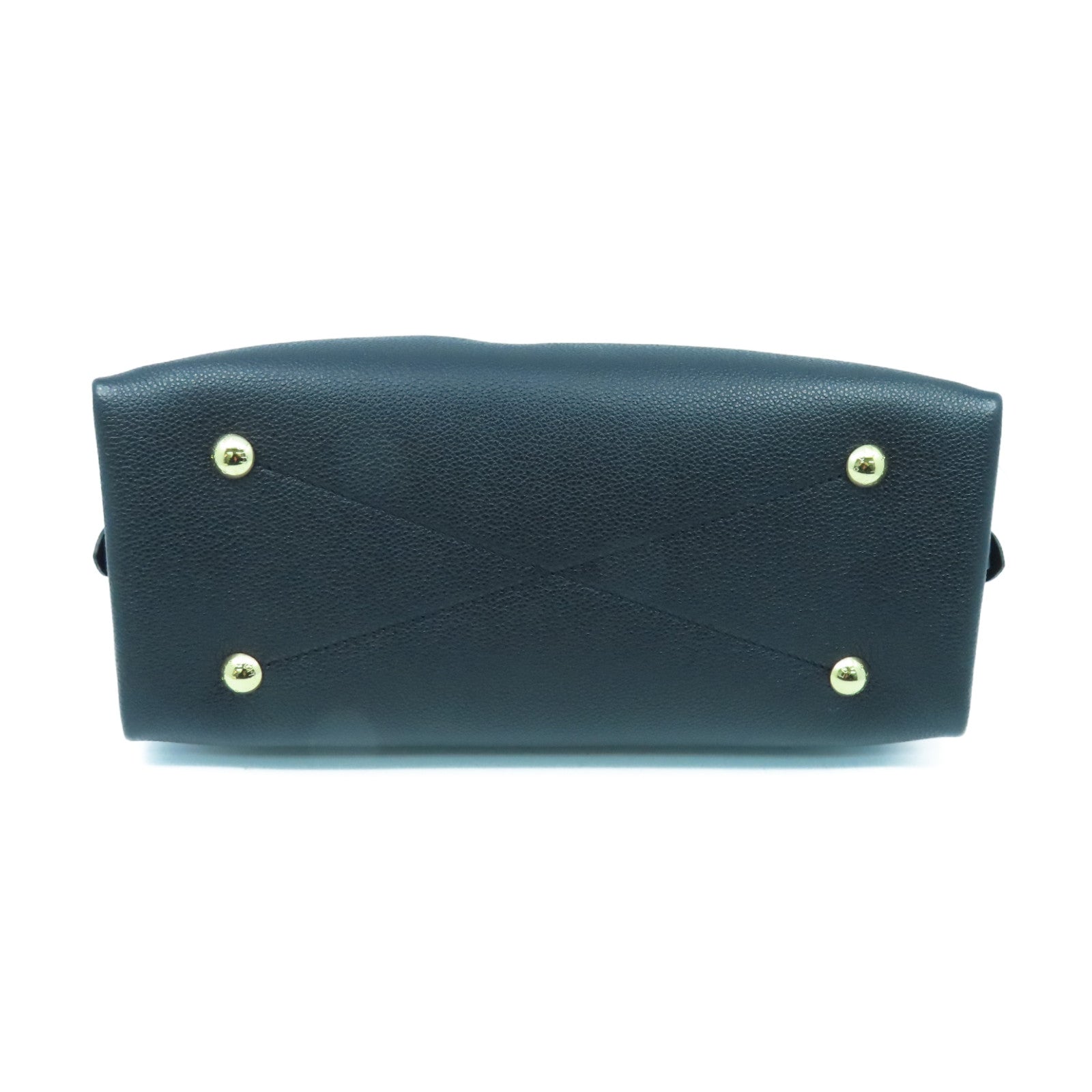 LOUIS VUITTON Monogram Empreinte Neo Alma PM金扣手挽肩背两用袋黑色