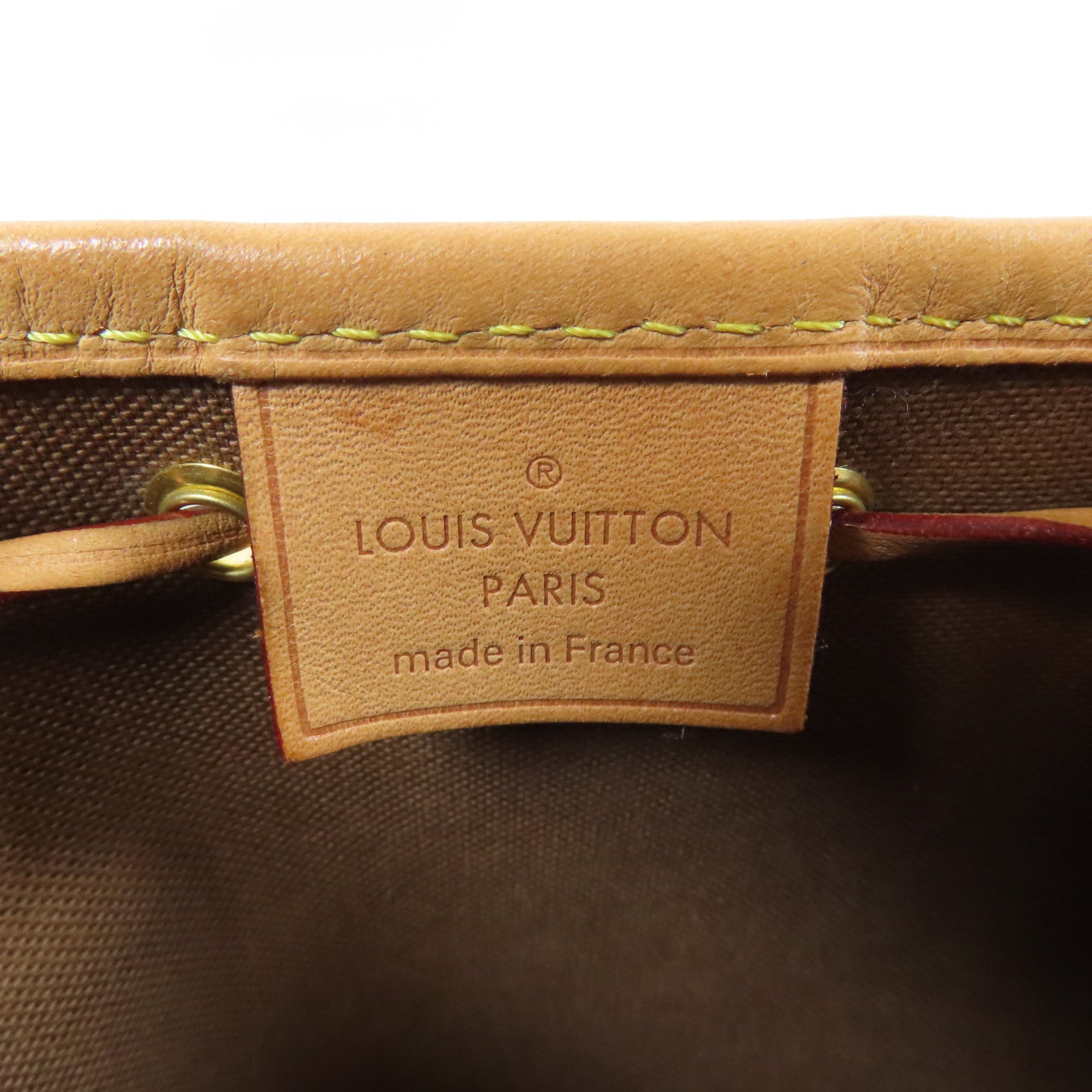 LOUIS VUITTON Monogram Nano Noe金扣肩背袋啡色