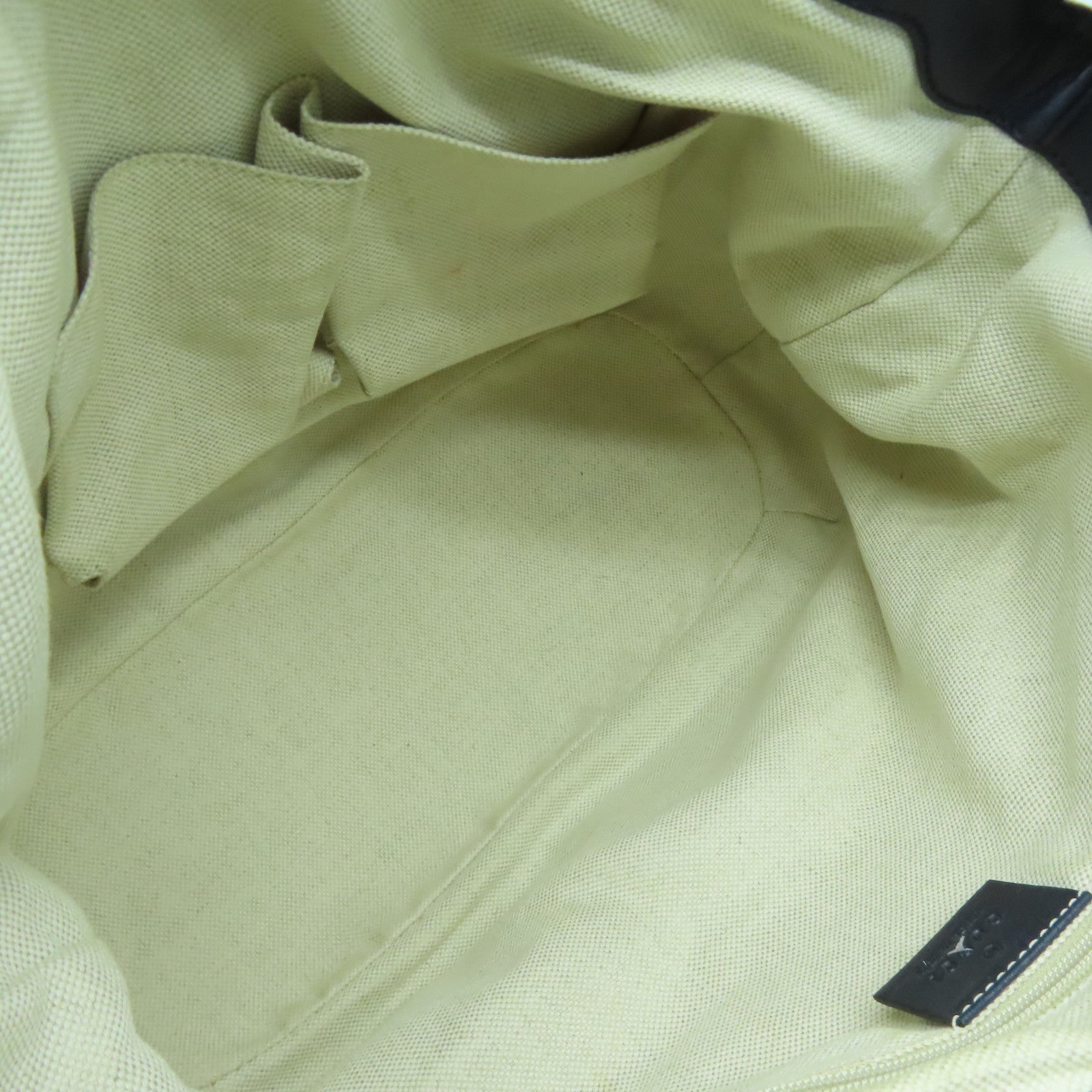 GUCCI 帆布/牛皮皮革Shoulder Bag金扣手挽肩背兩用袋藍色