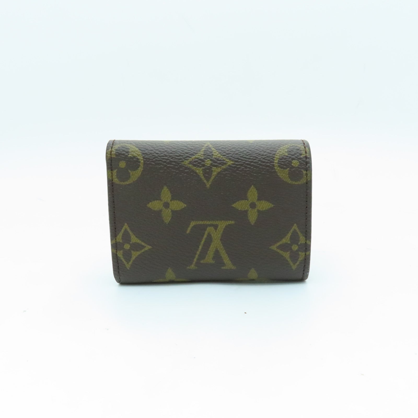 LOUIS VUITTON Monogram Micro Wallet金扣錢包棕色