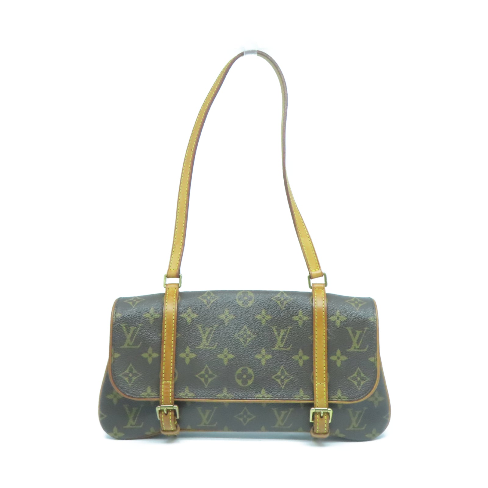 LOUIS VUITTON Monogram Murrell金扣肩背袋啡色