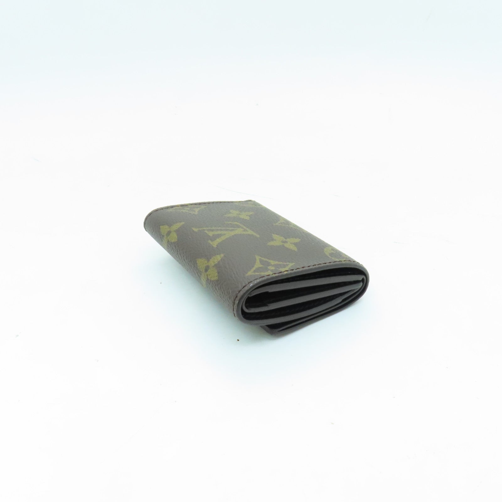 LOUIS VUITTON Monogram Micro Wallet金扣錢包棕色