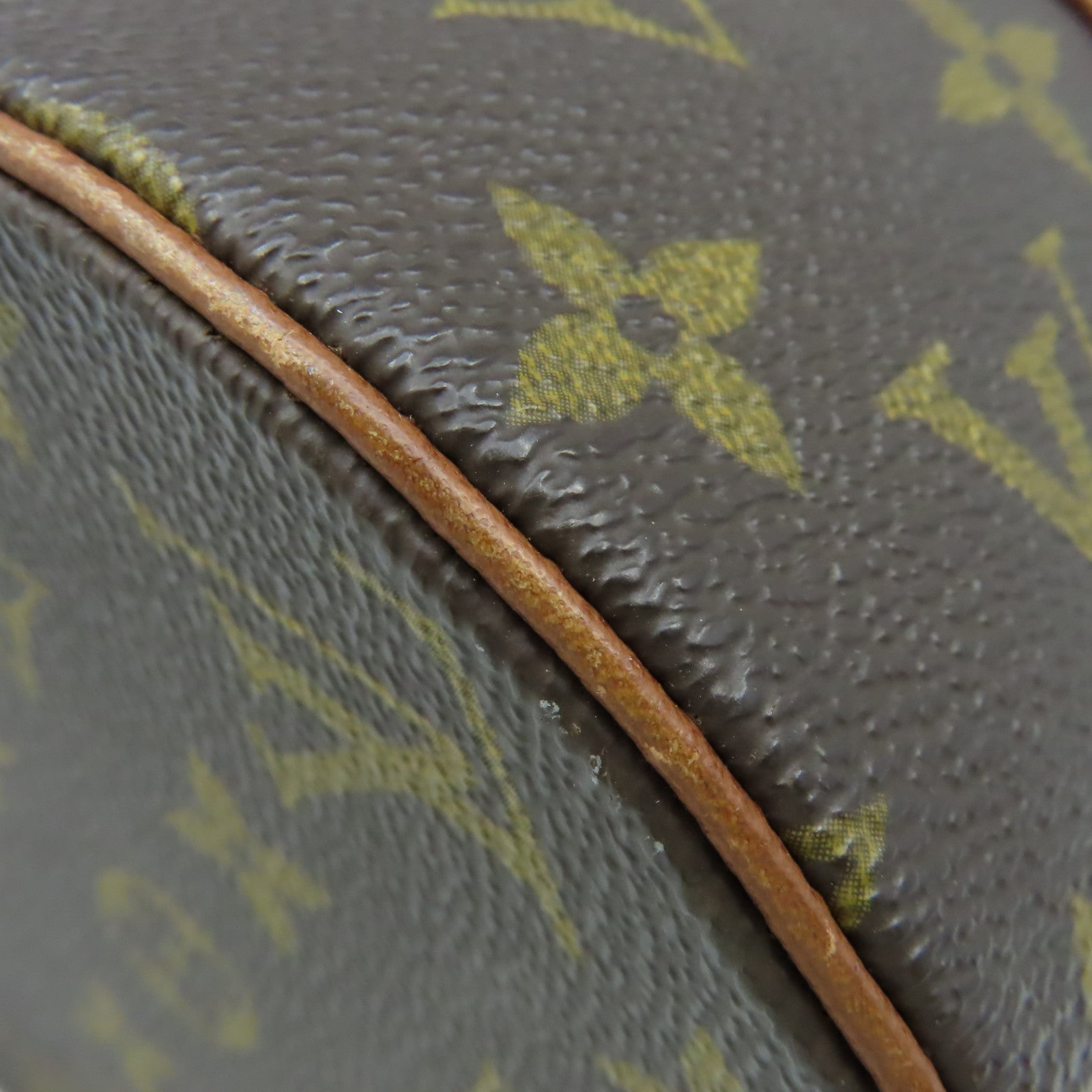 LOUIS VUITTON Monogram Papillon GM Old Model Handbag金扣手挽袋啡色