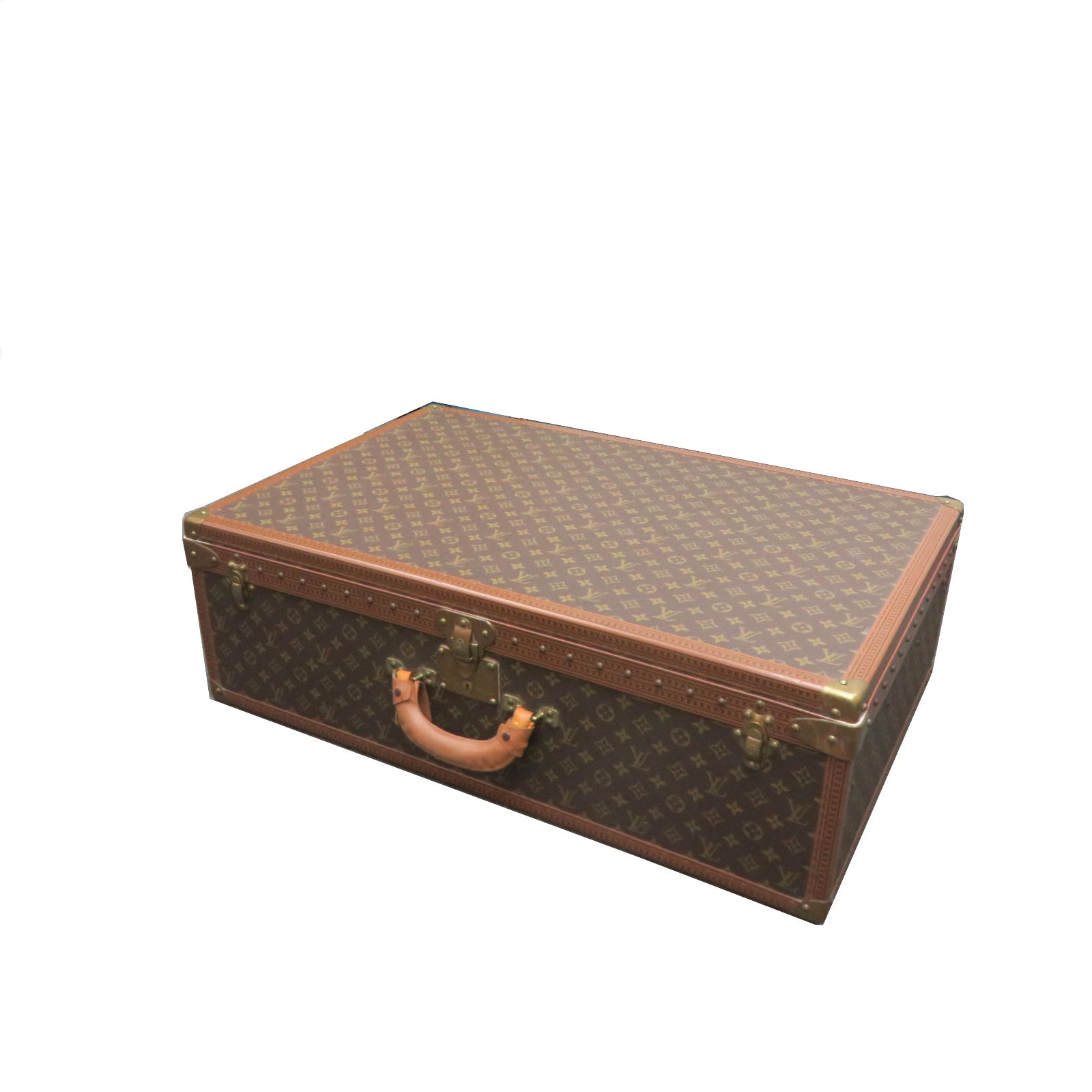 LOUIS VUITTON Monogram Alzer 80 Suitcase行李箱啡色