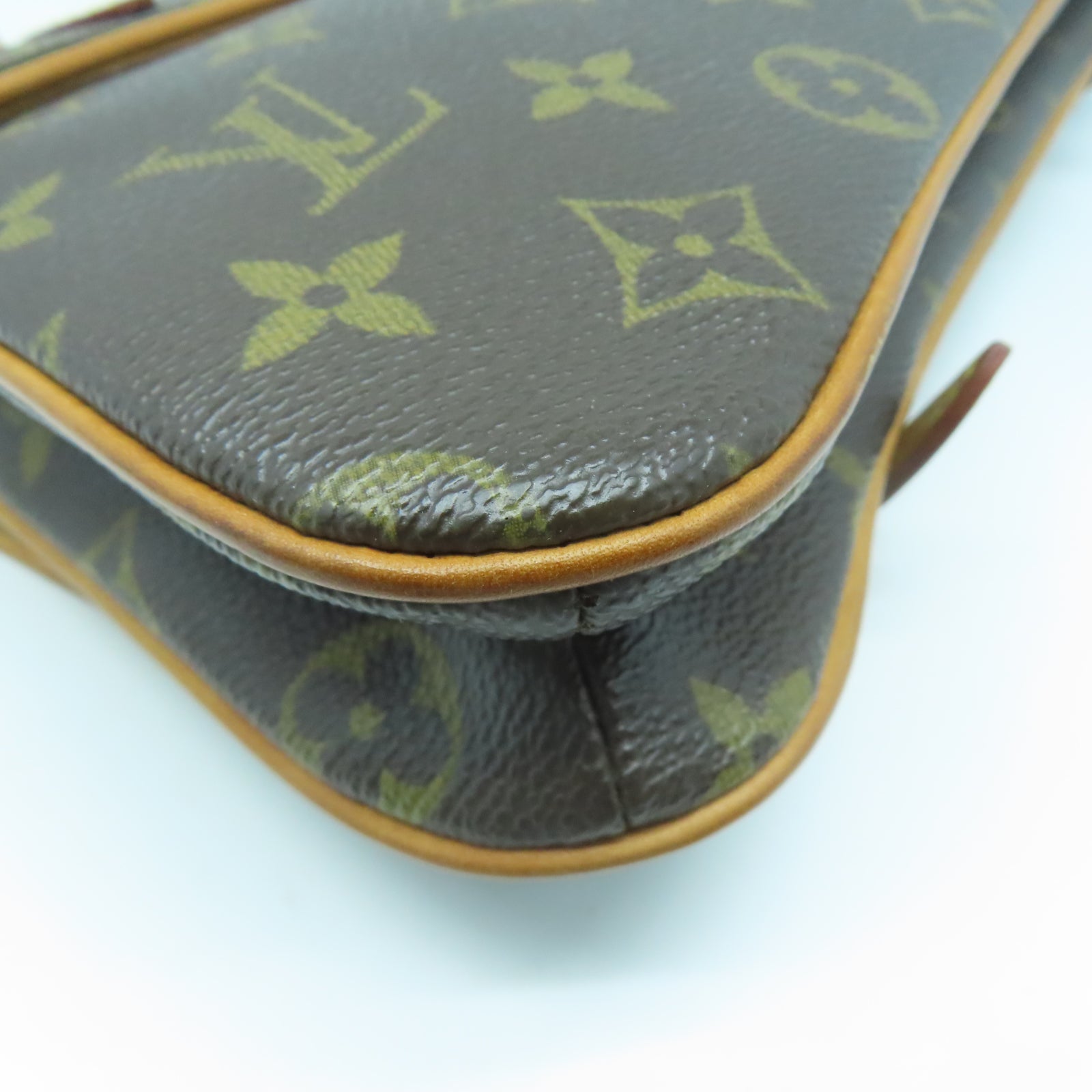 LOUIS VUITTON Monogram Murrell金扣肩背袋啡色