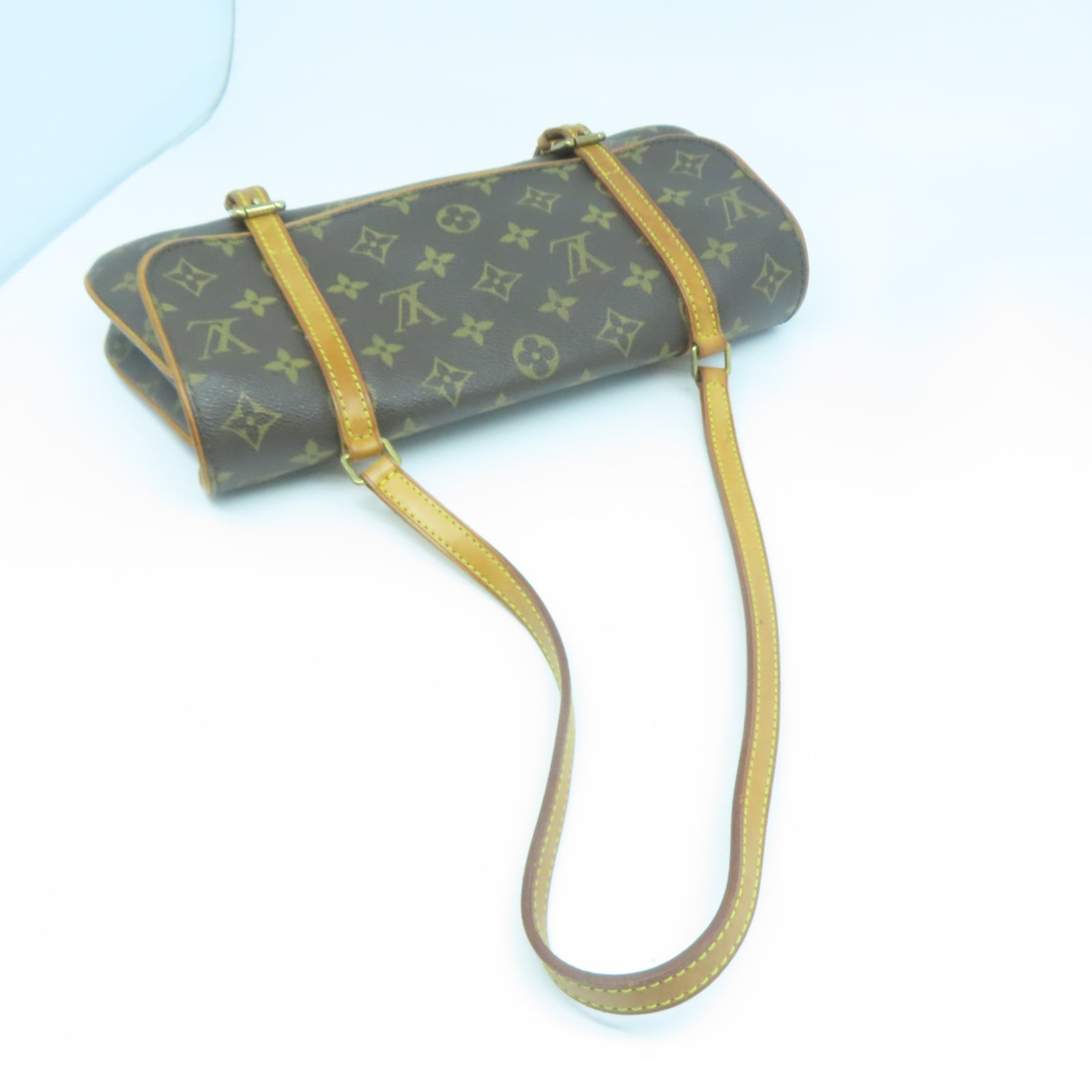 LOUIS VUITTON Monogram Murrell金扣肩背袋啡色