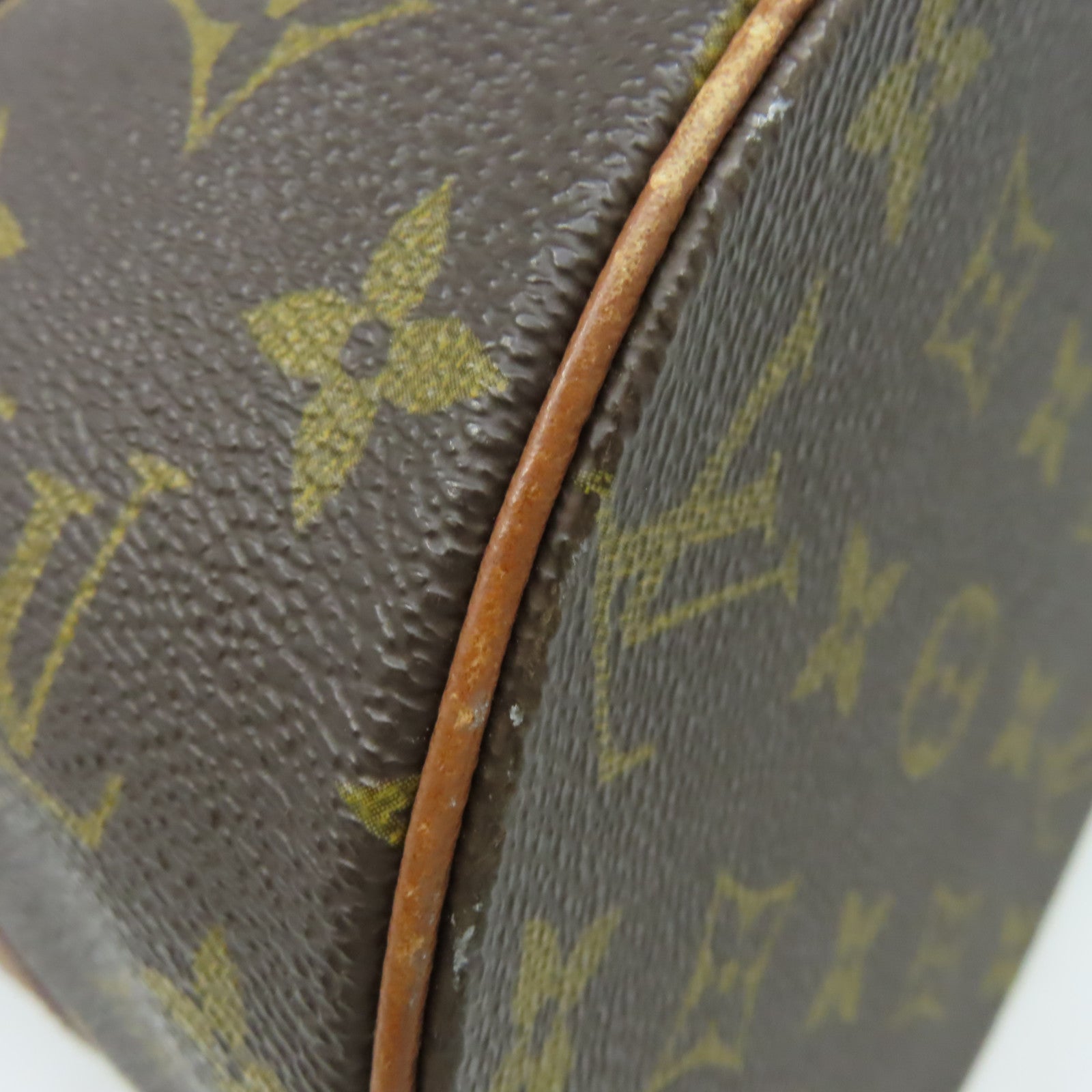 LOUIS VUITTON Monogram Papillon GM Old Model Handbag金扣手挽袋啡色