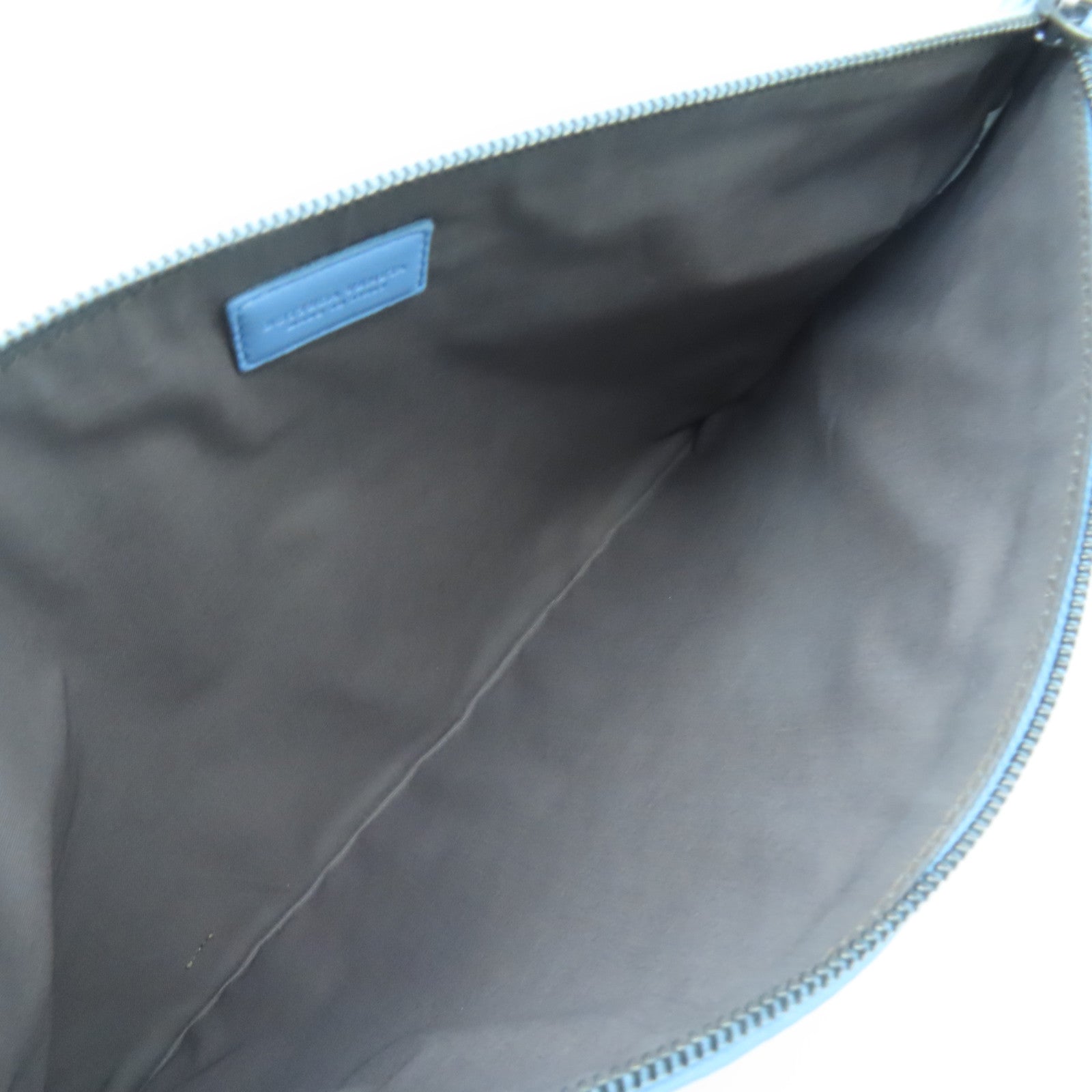 BOTTEGA VENETA 織紋皮革Clutch Bag手拿包淺藍色