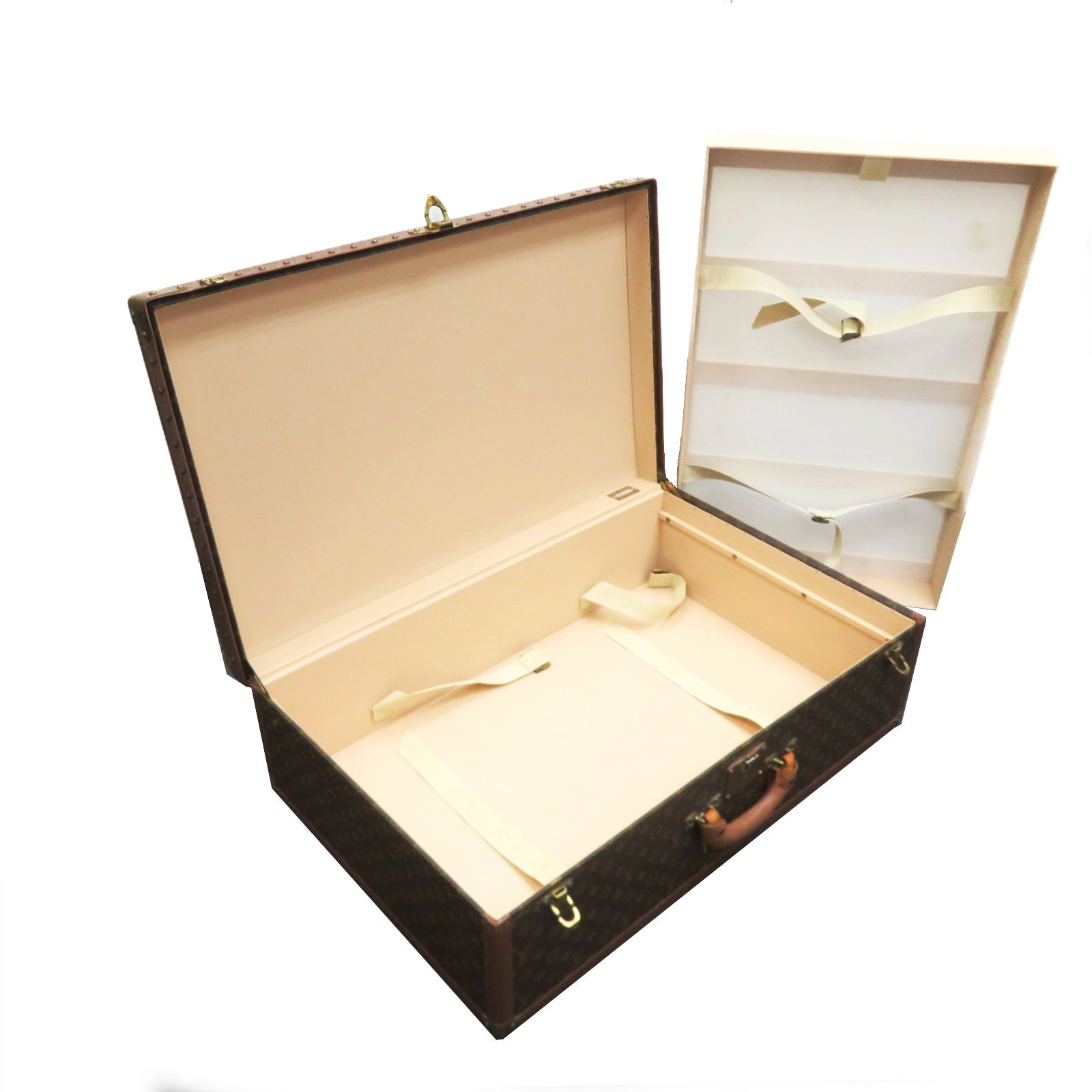 LOUIS VUITTON Monogram Alzer 80 Suitcase行李箱啡色