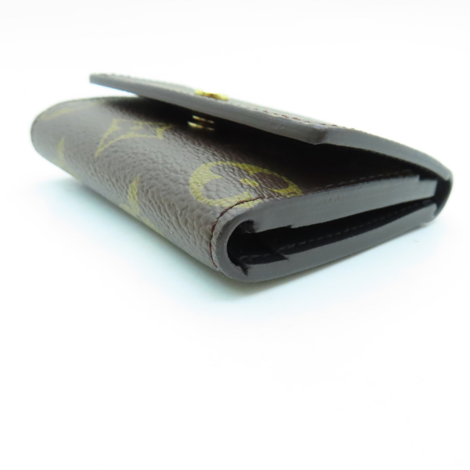 LOUIS VUITTON Monogram Micro Wallet金扣錢包棕色