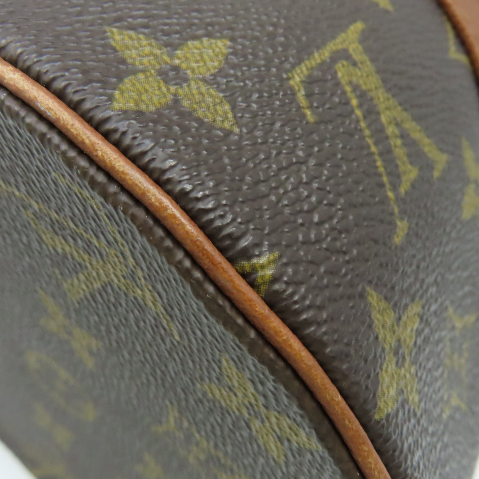 LOUIS VUITTON Monogram Papillon GM Old Model Handbag金扣手挽袋啡色