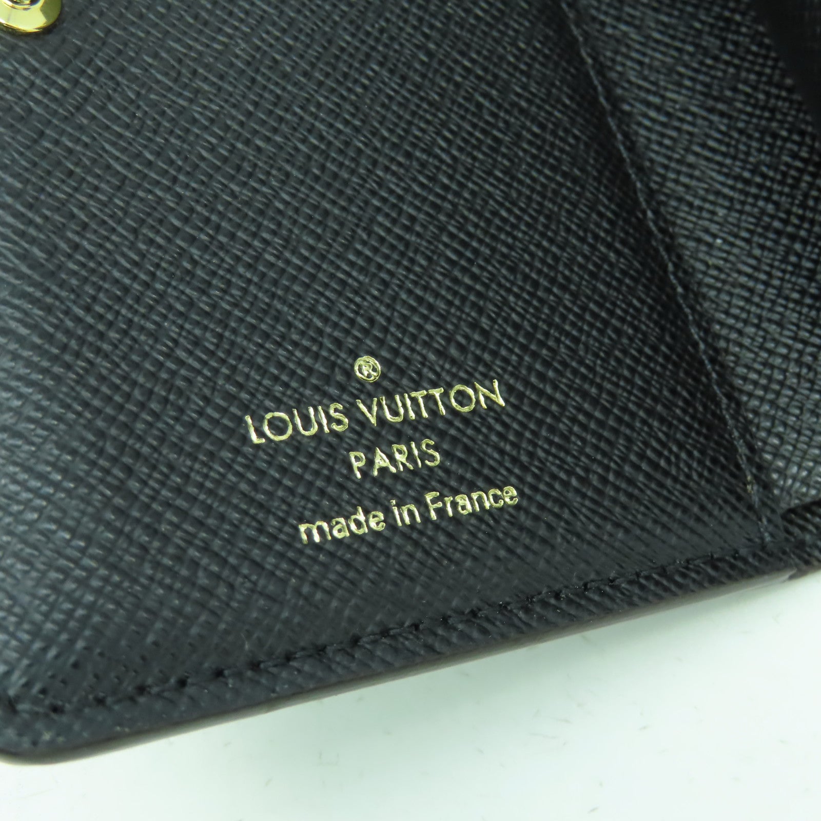 LOUIS VUITTON Monogram Lou金扣錢包啡色