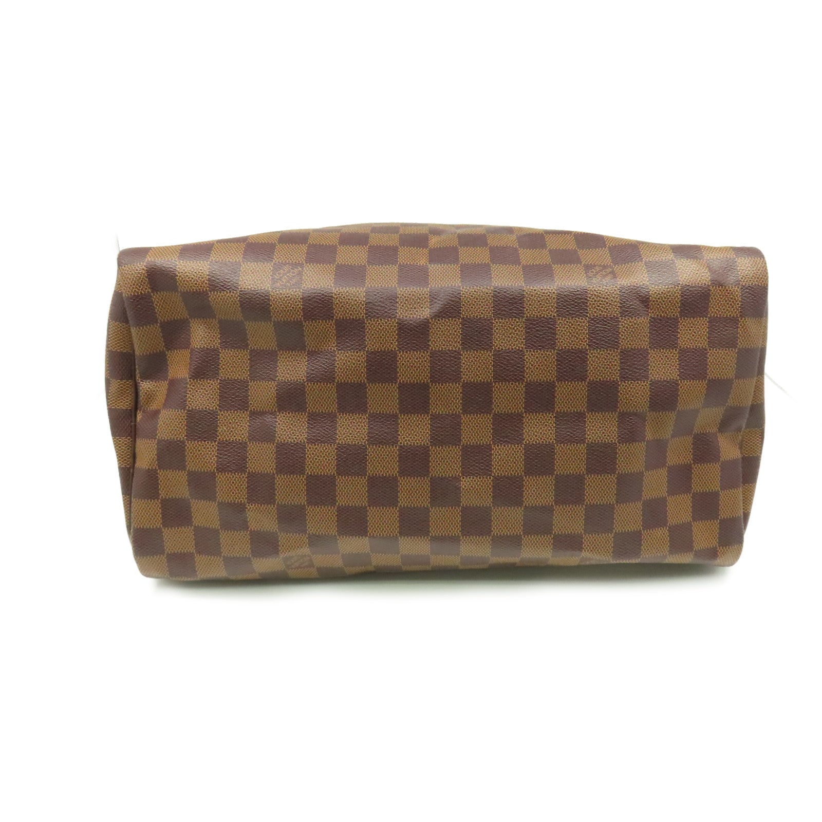 LOUIS VUITTON Damier Speedy 35金扣手挽袋啡色
