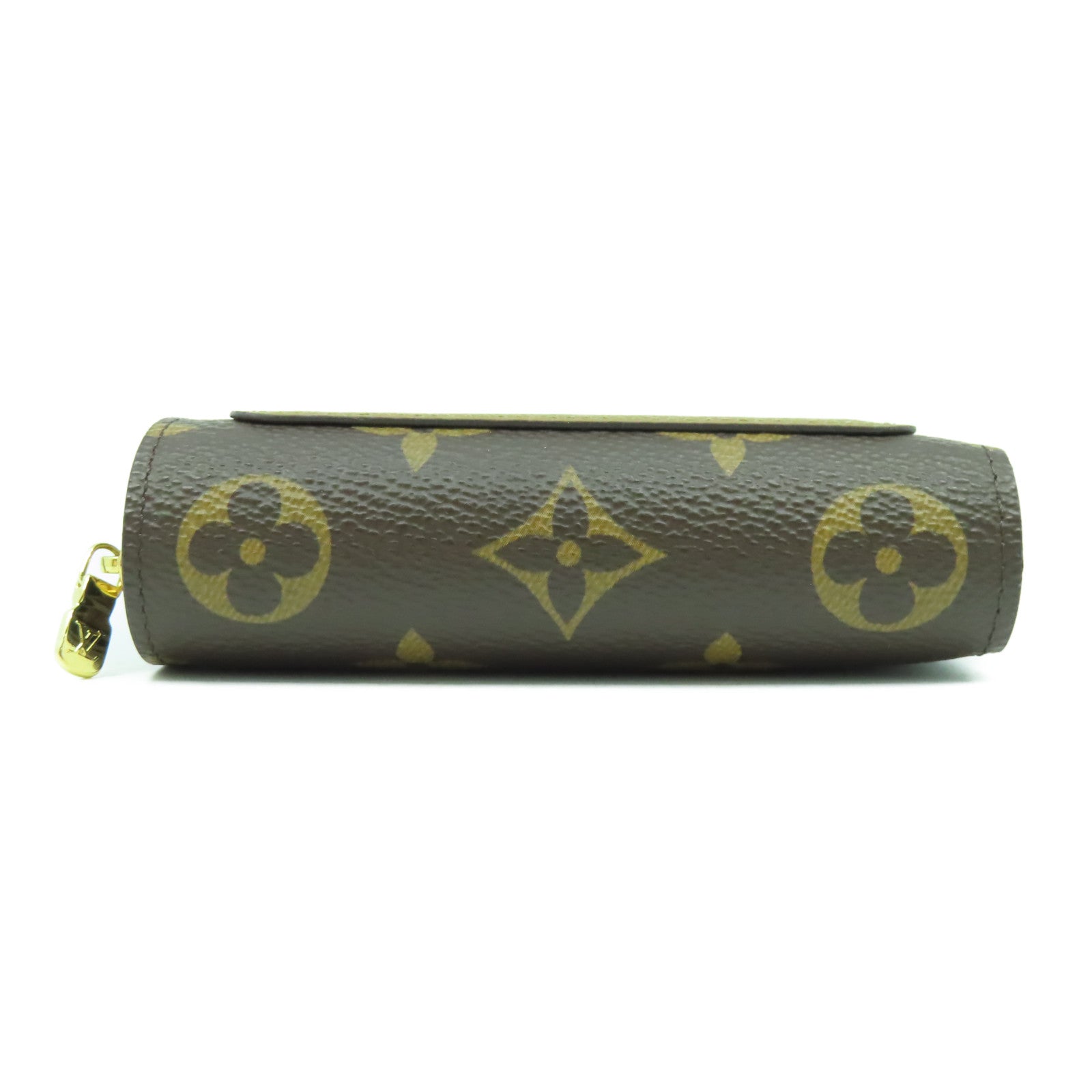 LOUIS VUITTON Monogram Lou金扣錢包啡色