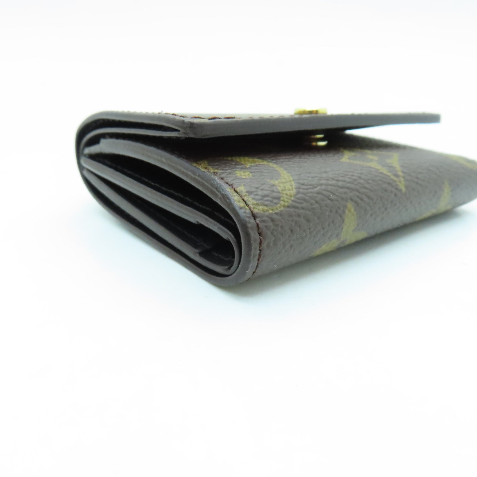 LOUIS VUITTON Monogram Micro Wallet金扣錢包棕色
