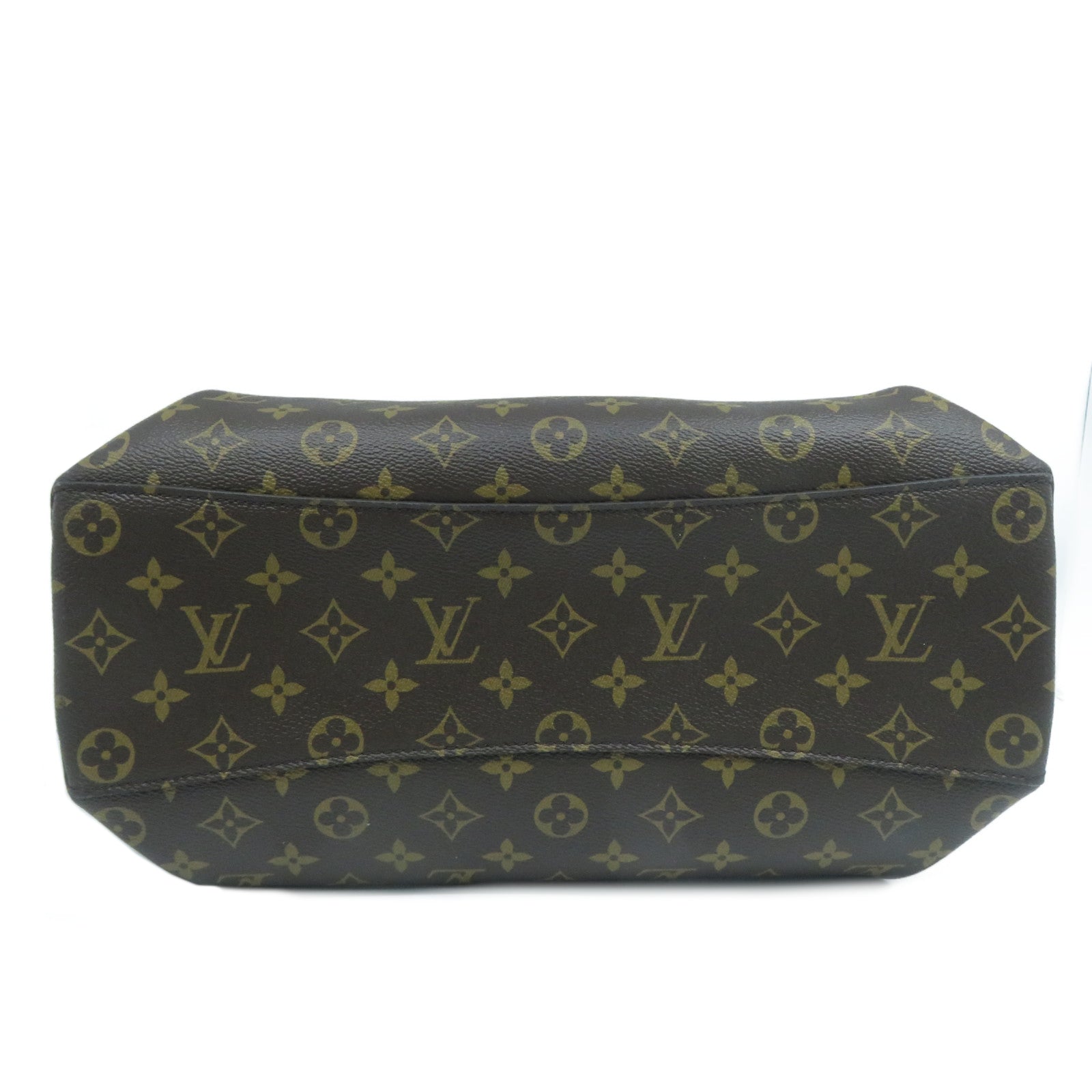 LOUIS VUITTON Monogram Rivoli MM金扣手挽肩背兩用袋啡色
